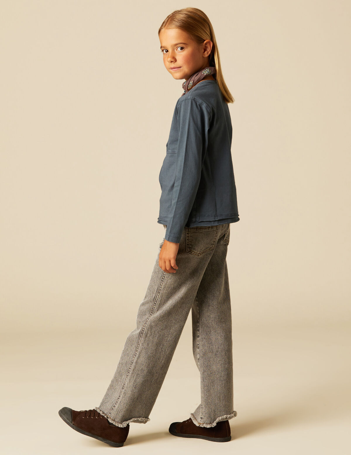 BLUE CROSS-POCKET TROUSERS