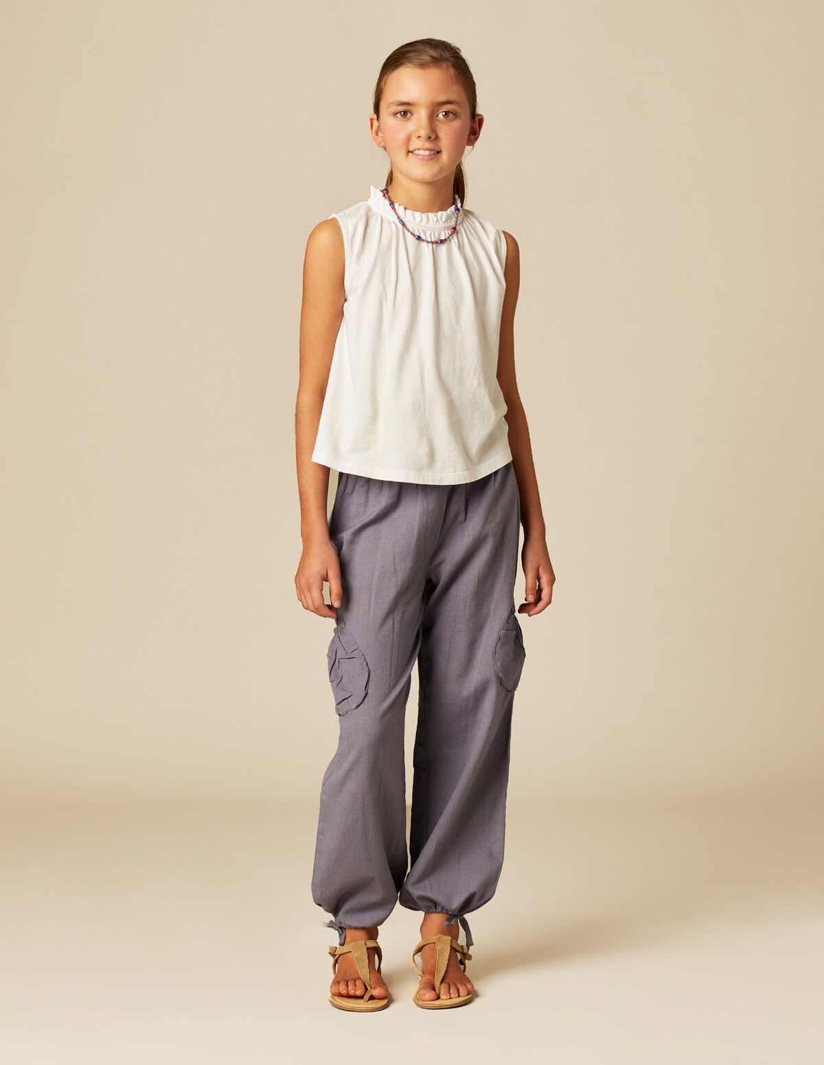 PANTALON POCHE BLEU