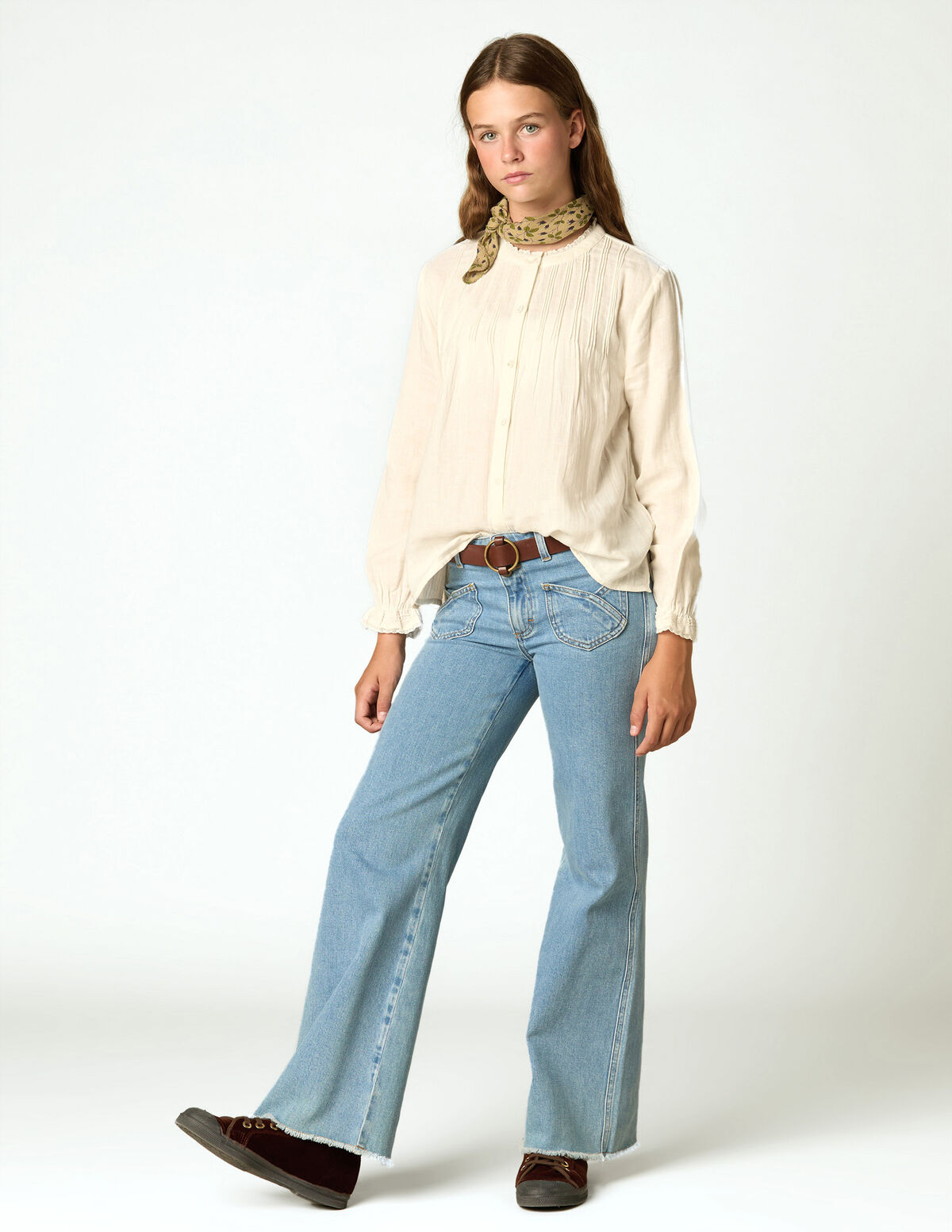 CAL&Ccedil;AS BOLSO CRUZADO AZUL