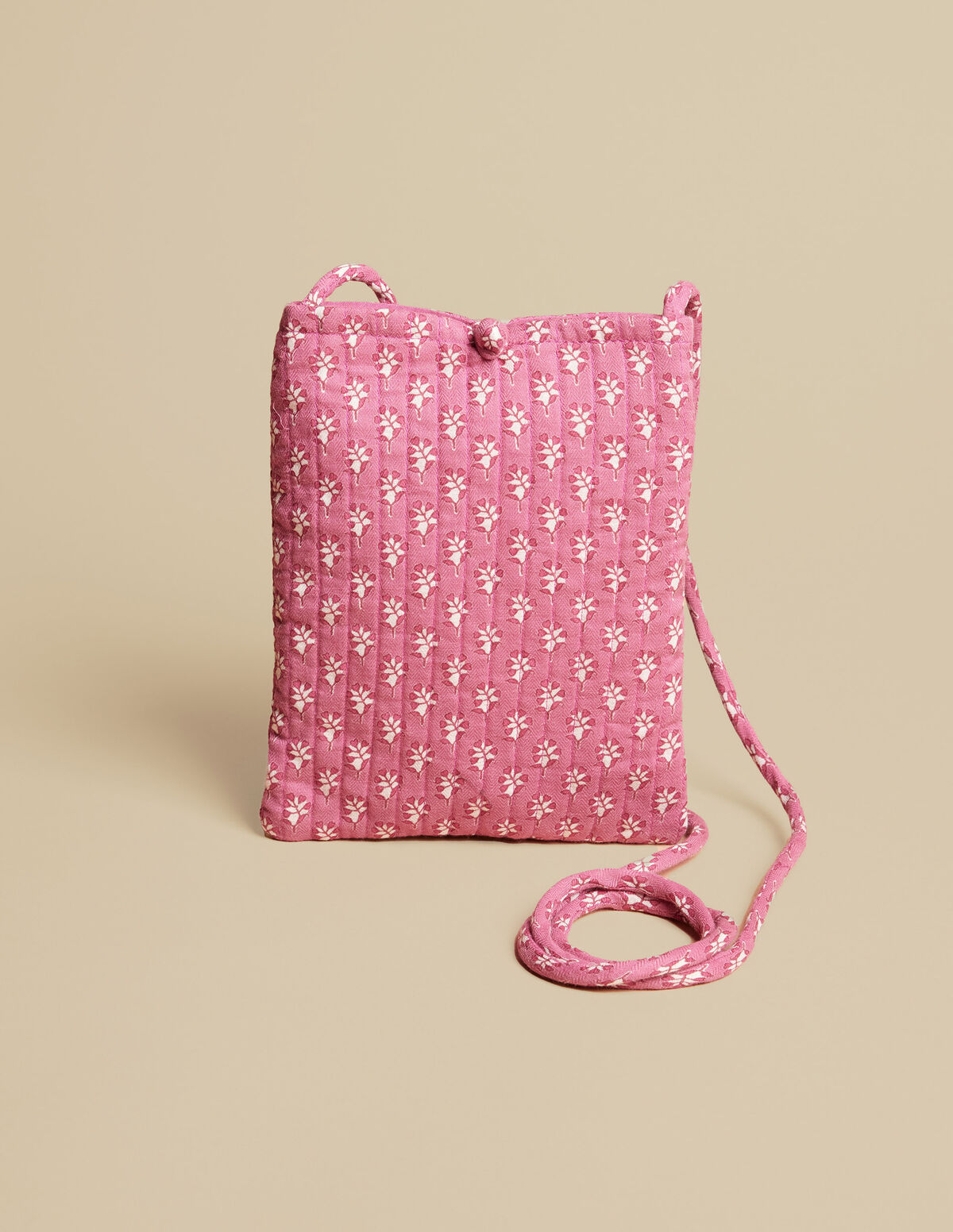 BANDOULIÈRE BOUQUET FLEURS BLEUE