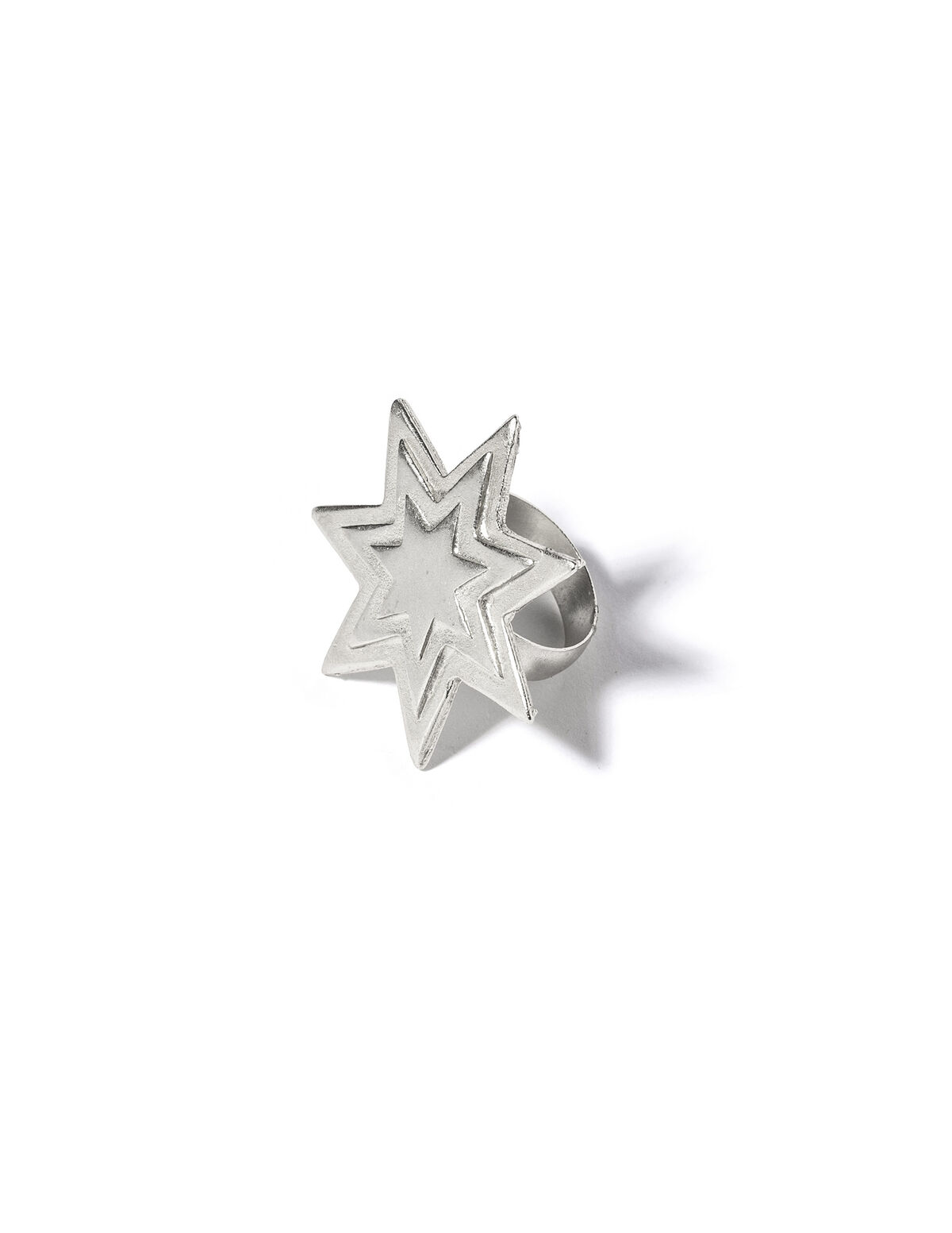 Silver volume star ring - Silver Jewellery - Nícoli