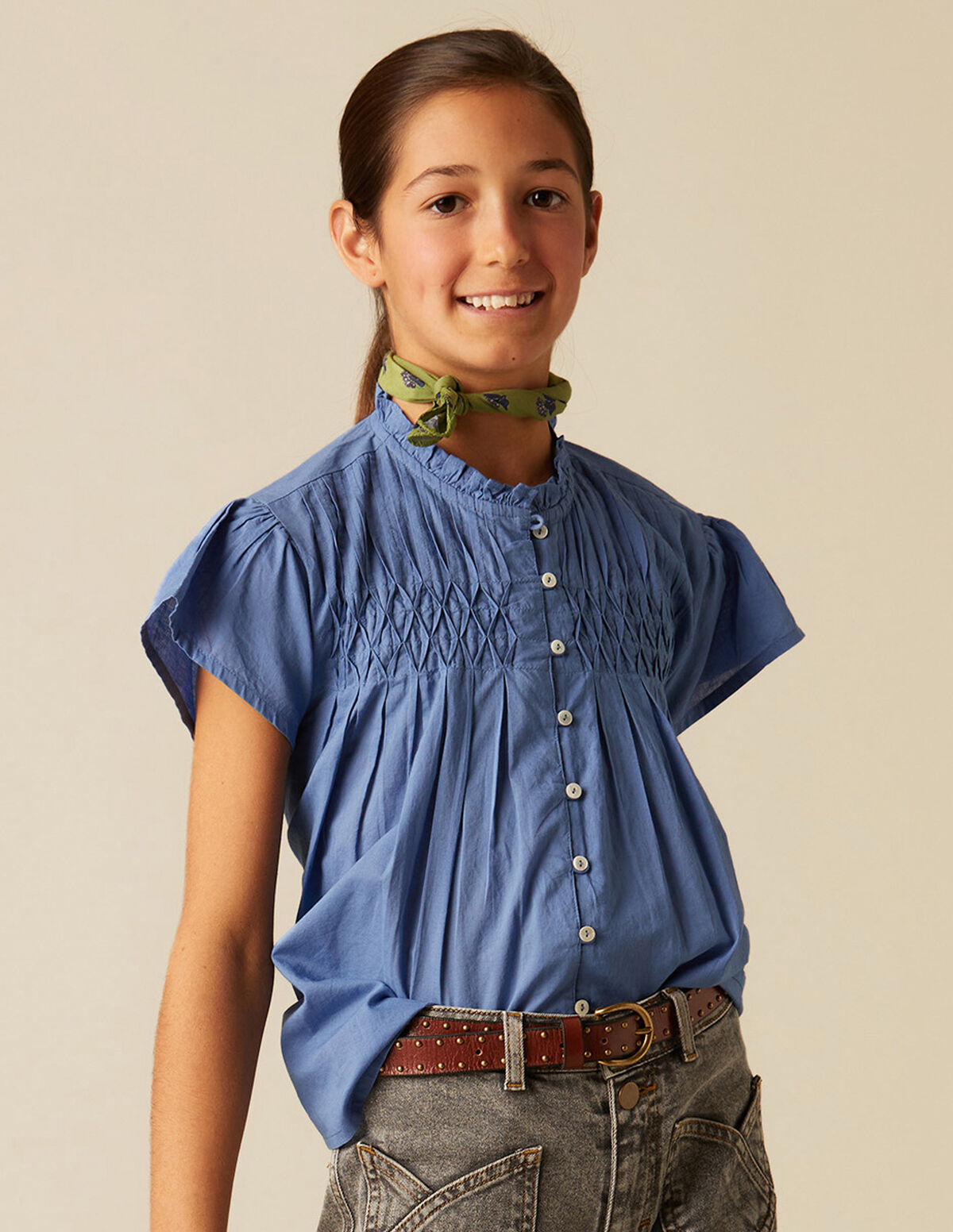 CAMISA AZUL JARETAS