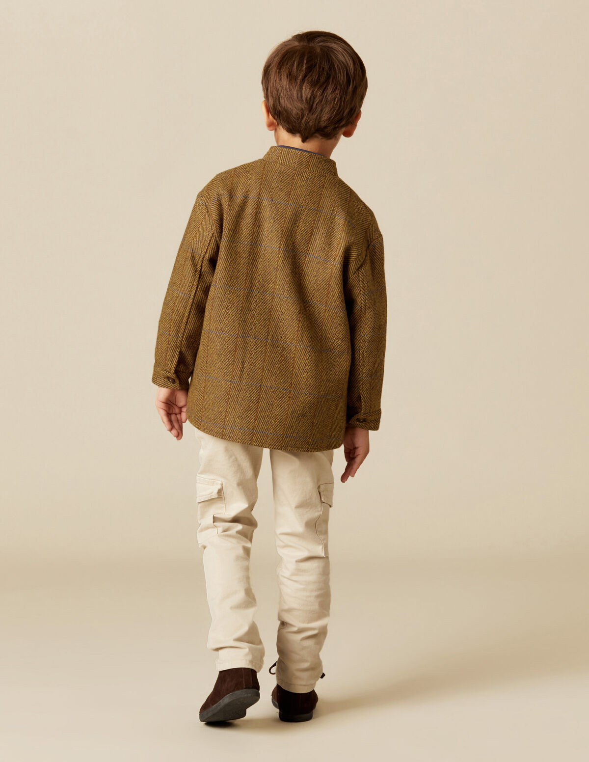SAND-COLOURED CARGO TROUSERS