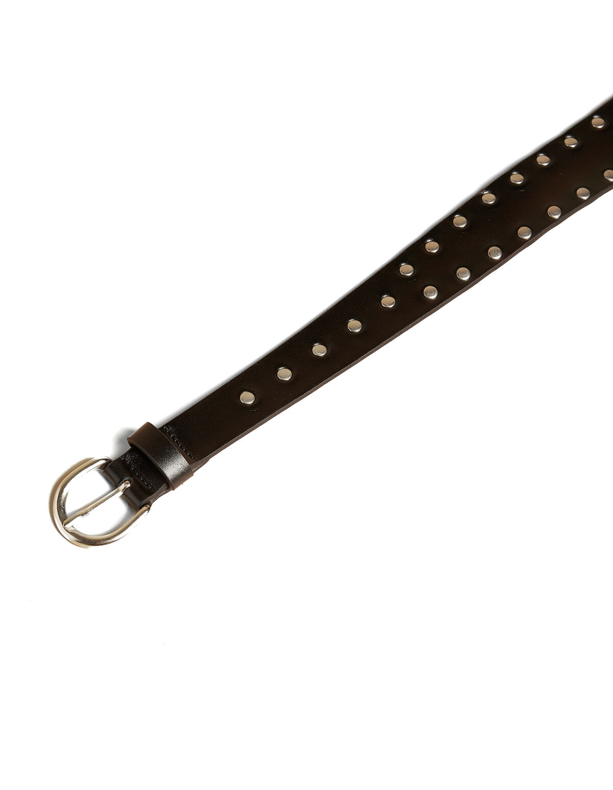 MAROON STUDDED BELT