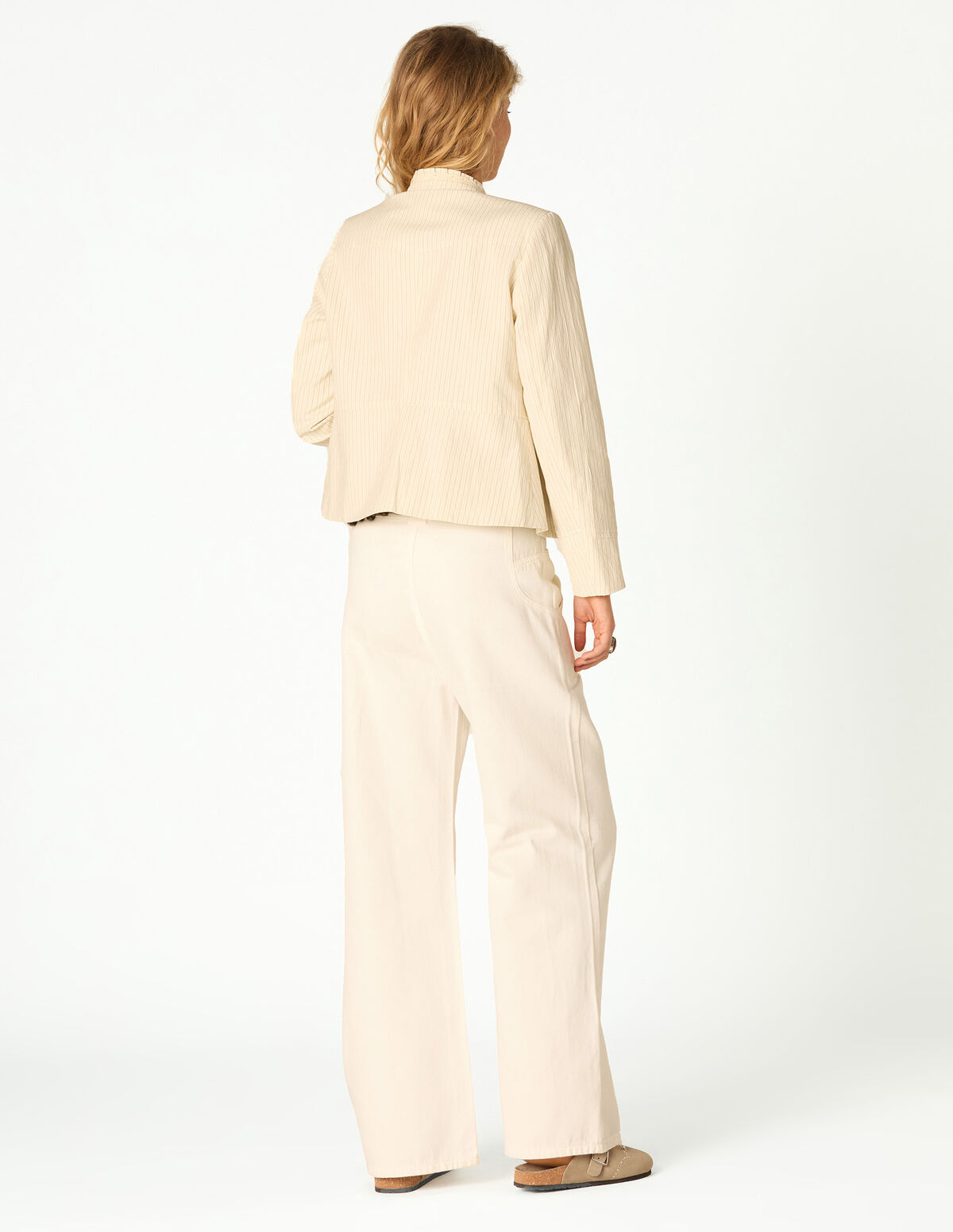 BLAZER RISCAS RENDA &Eacute;CRU