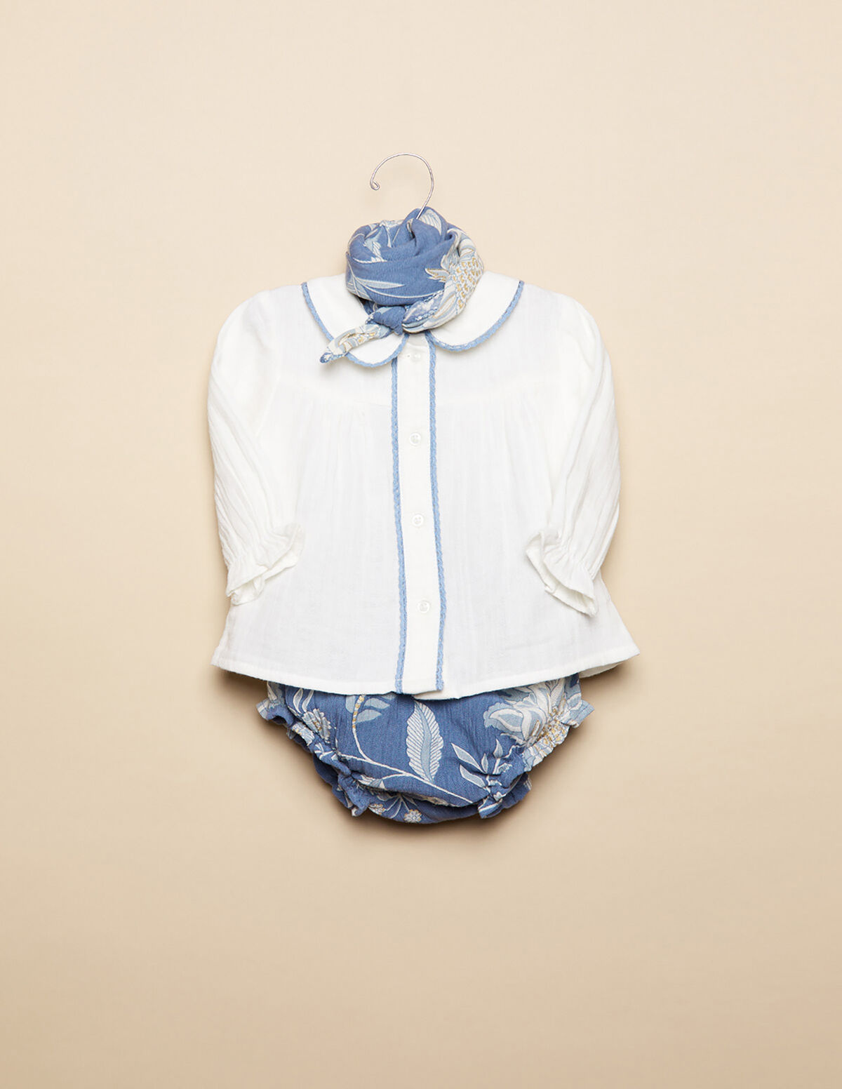 BLUE RIC-RAC SHIRT