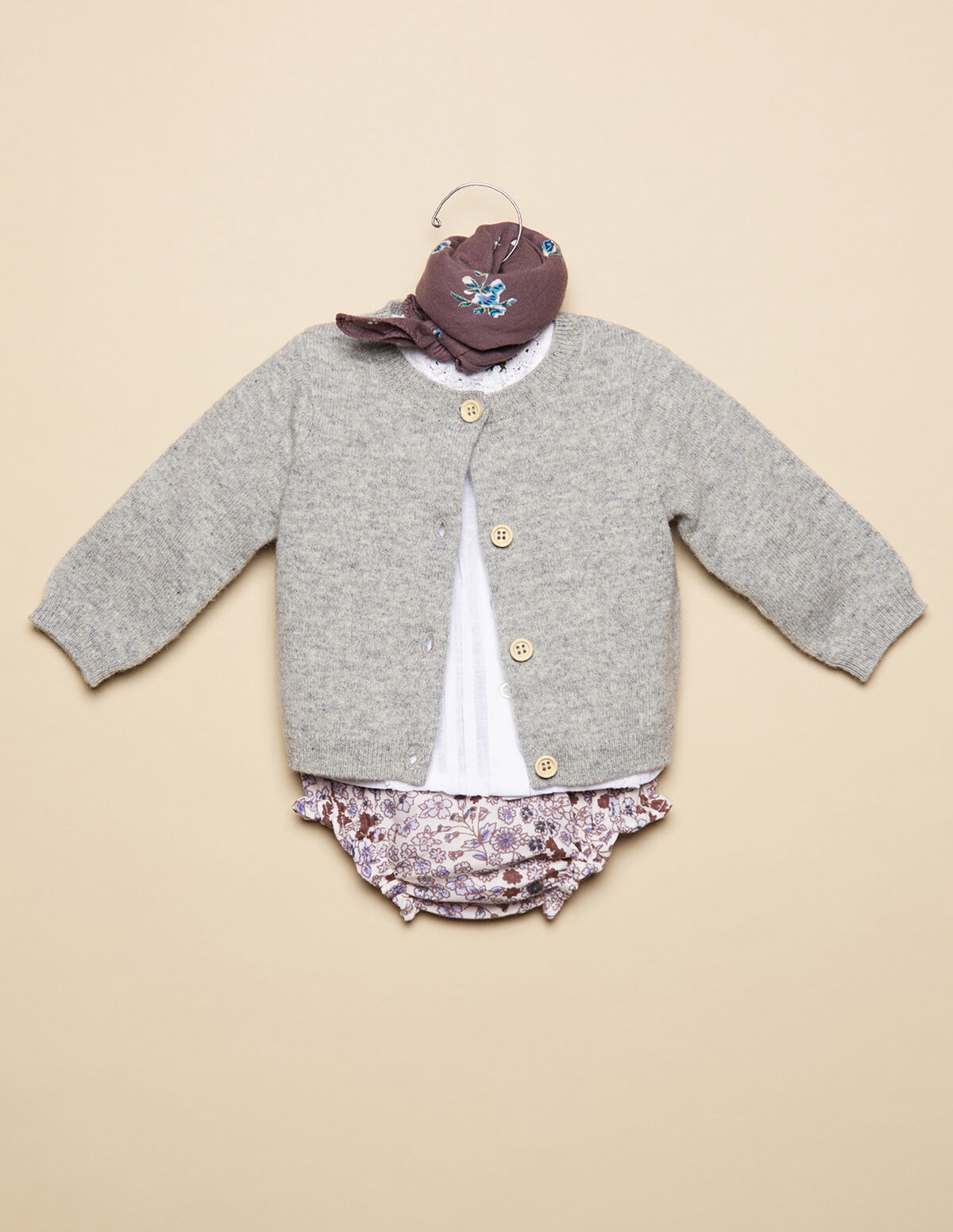 VESTE GRIS CLAIR