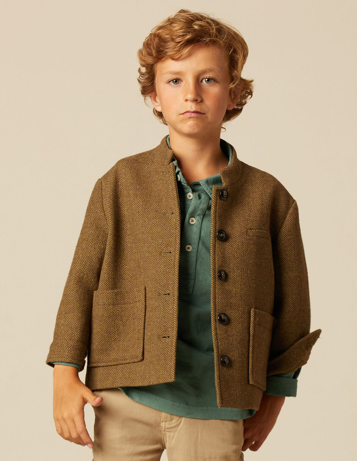 HERRINGBONE JACKET