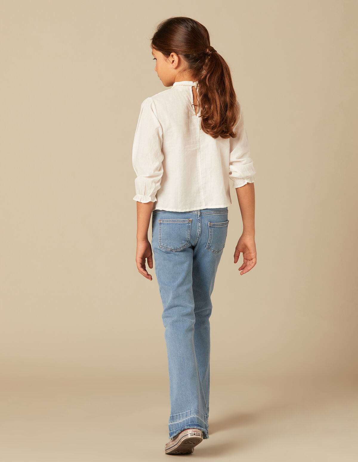 PANTALÓN CAMPANA VAQUERO AZUL