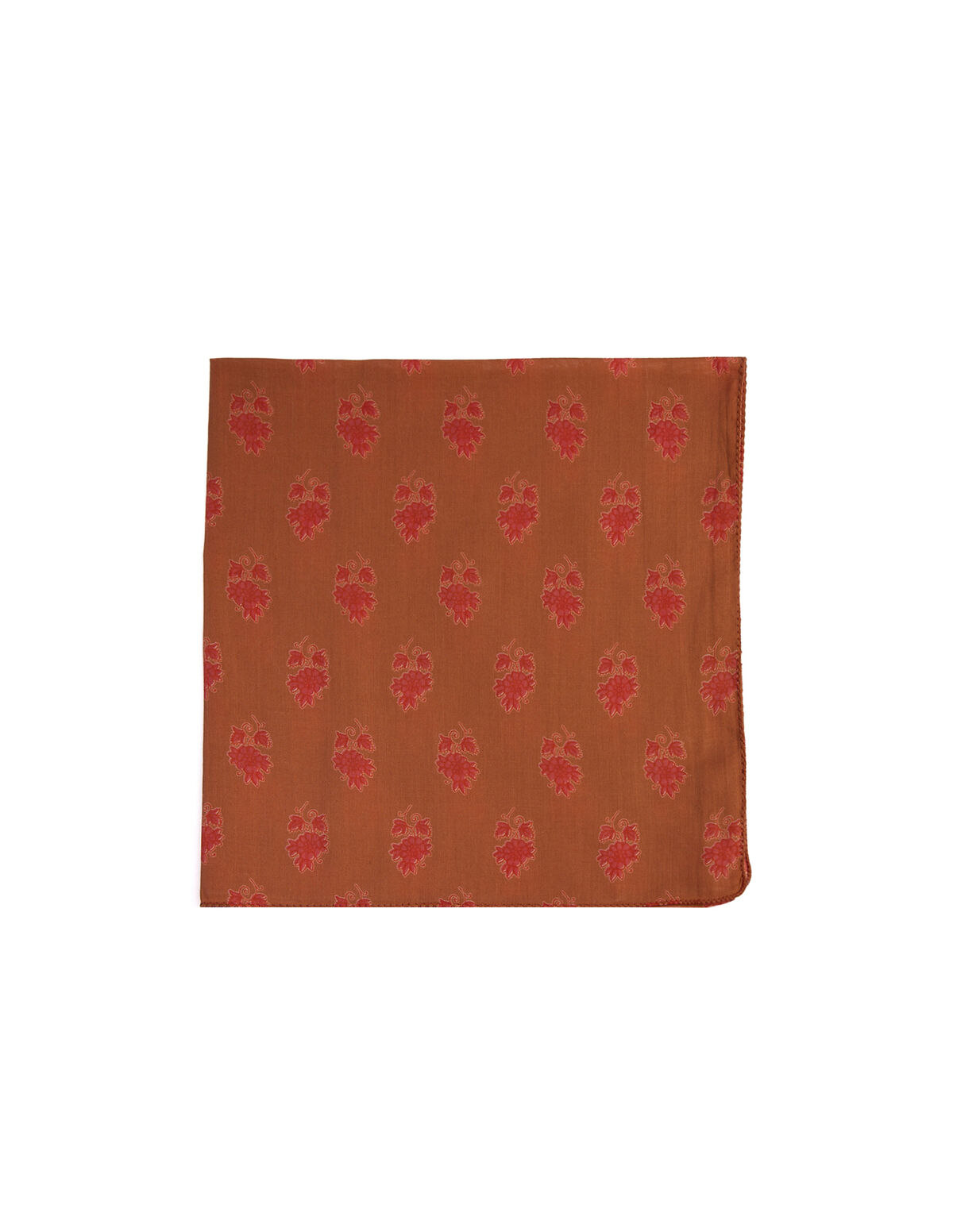 ORANGE BUTI SCARF