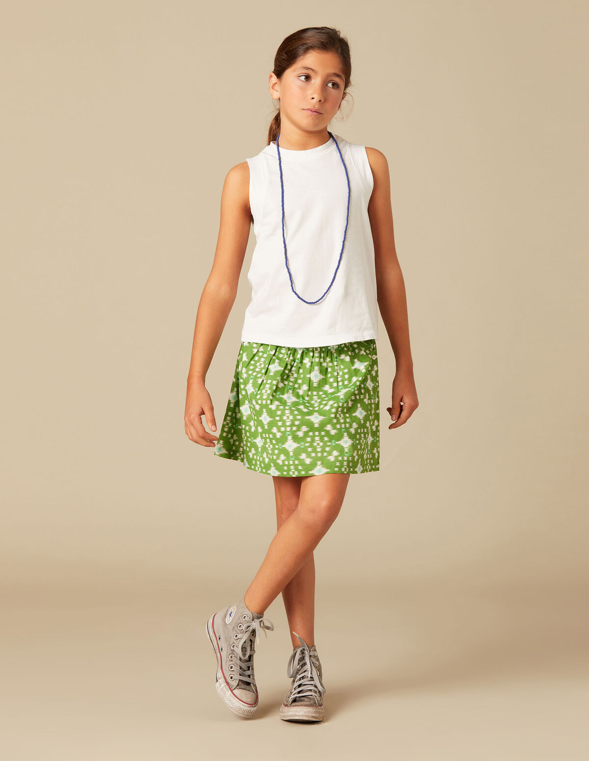 FALDA IKAT VERDE