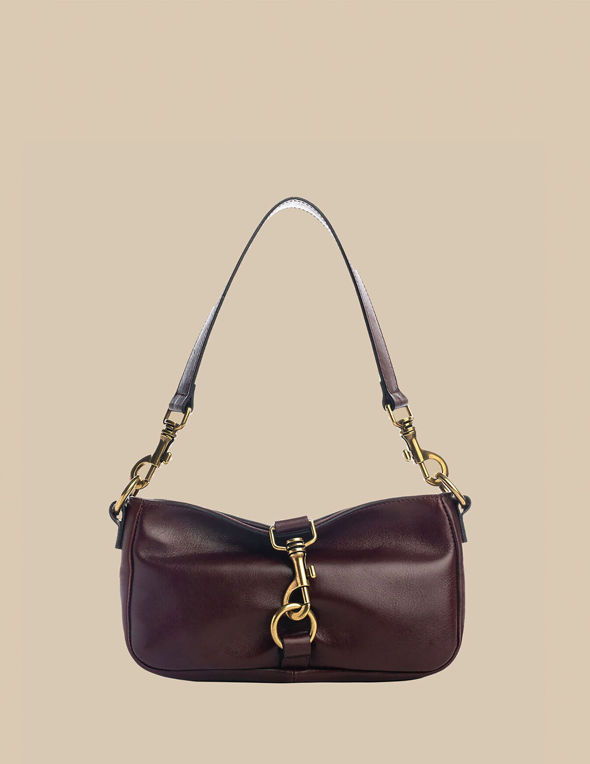 Maroon buckle bag - View all - Nícoli