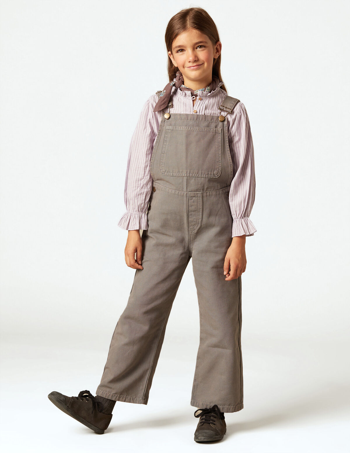 JARDINEIRAS BOMBAZINA PRINT CASTANHO