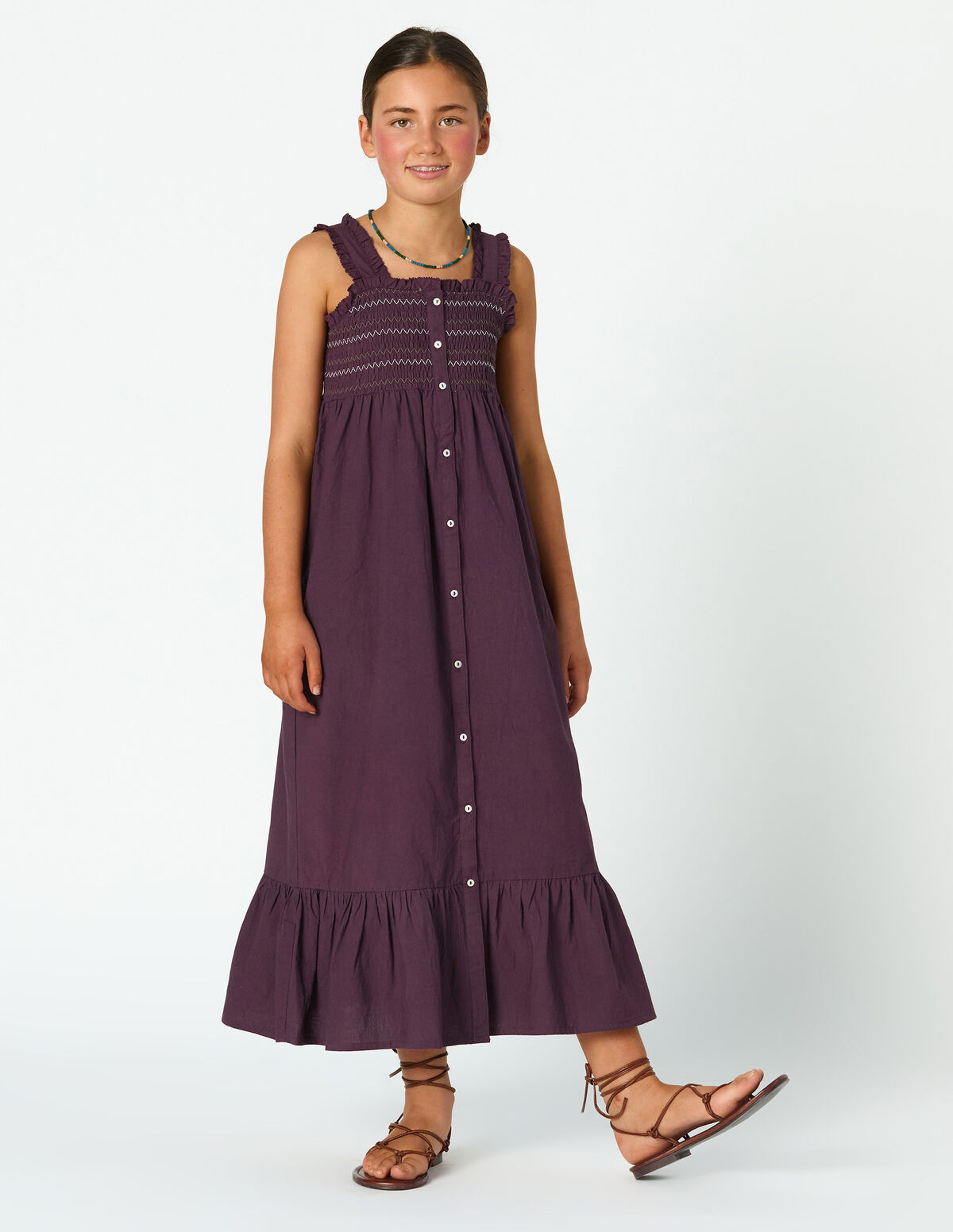 BITTERSWEET SMOCKED DRESS