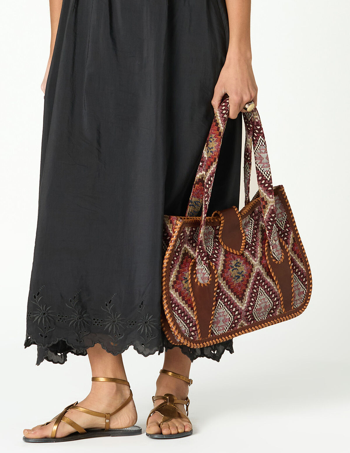 BOLSO TAPESTRY Y PIEL