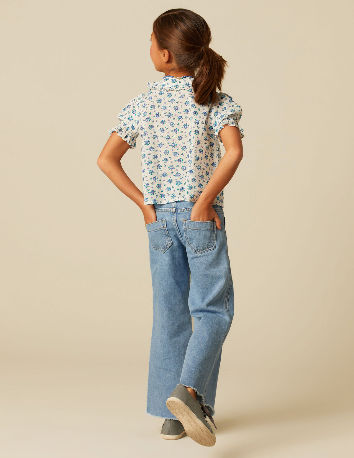 PANTALÓN BOLSILLOS VAQUERO AZUL