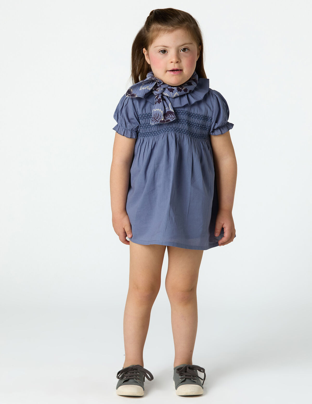 VESTIDO NINHO ANILINE BLUE
