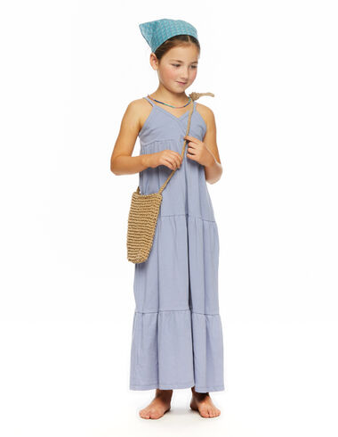 Long blue dress - Perfect Suitcase - Nícoli