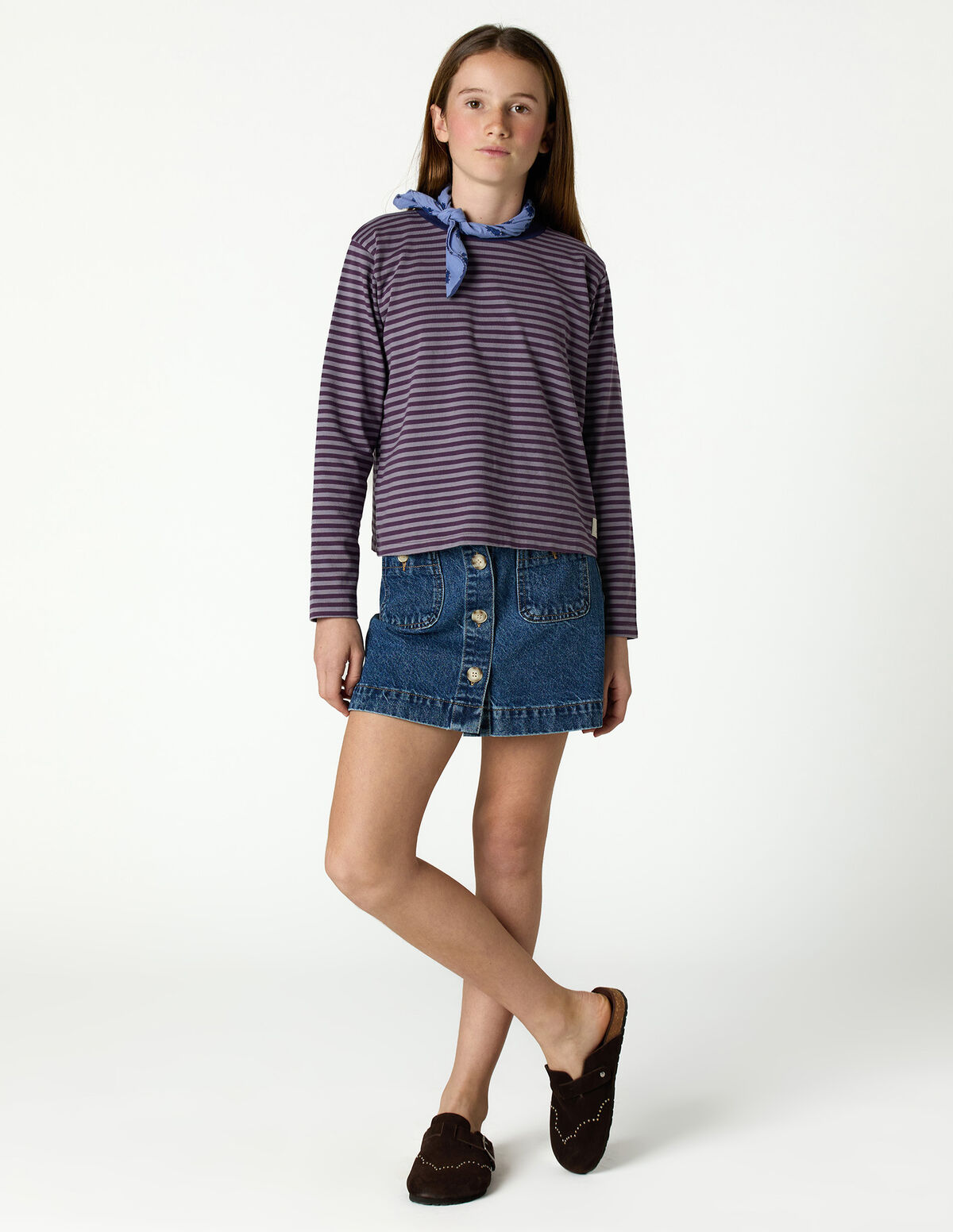 SAIA DENIM AZUL BOT&Otilde;ES