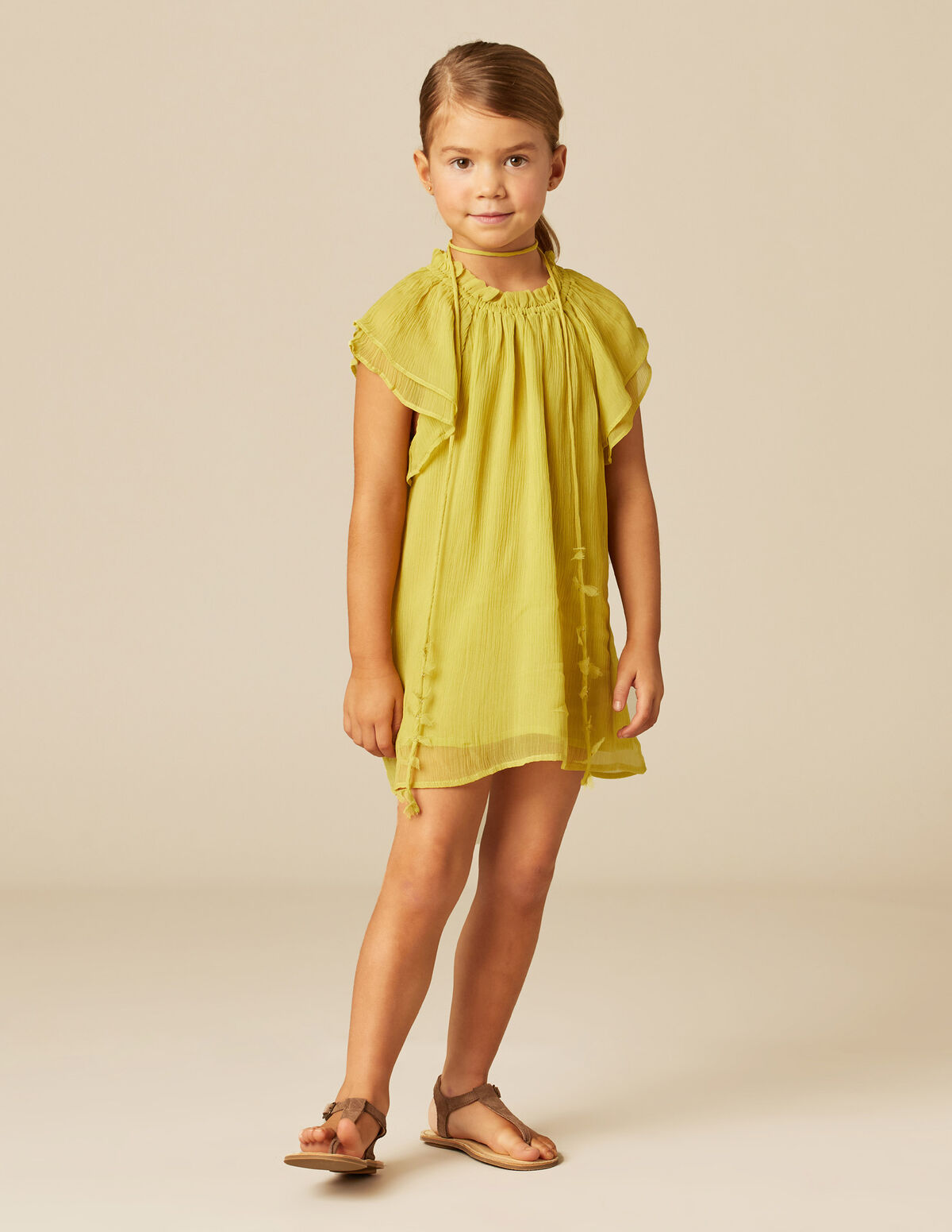VESTIDO PRINT FLOR VERDES