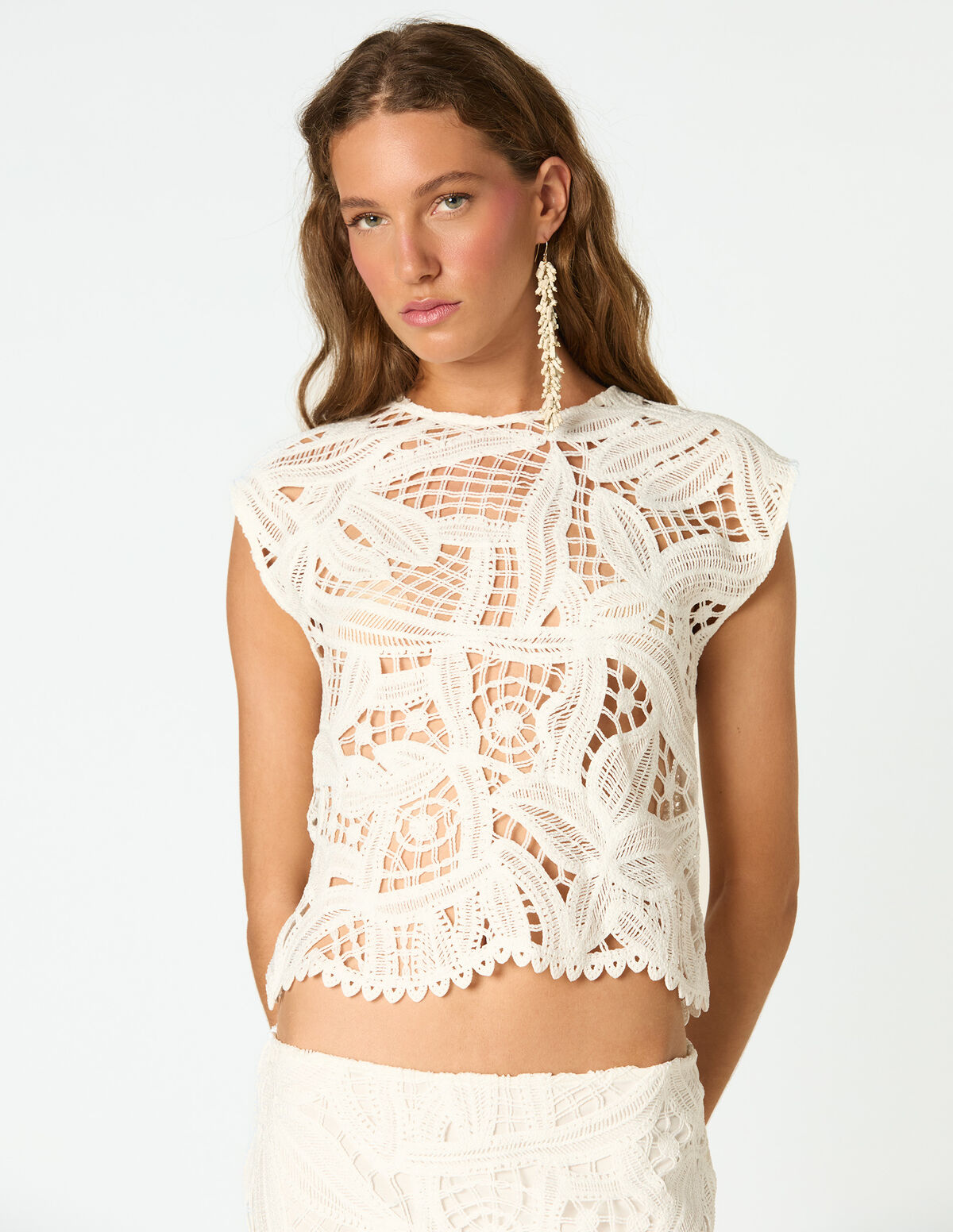 TOP LACE WHITE