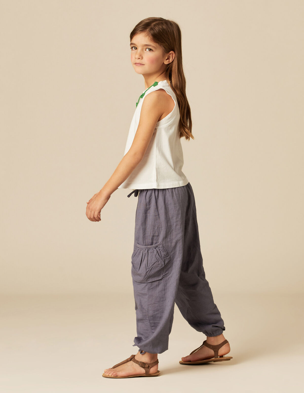 PANTALON POCHE BLEU