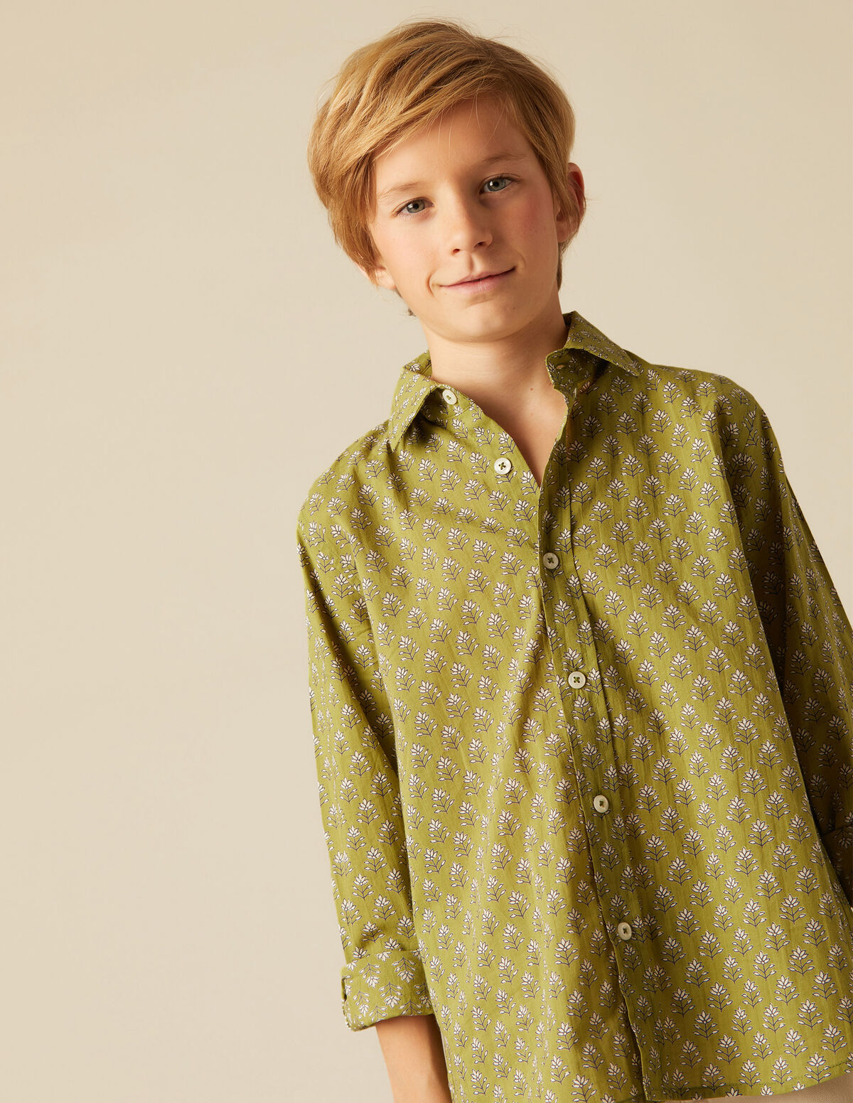 CAMISA BUTI HOJA MORA