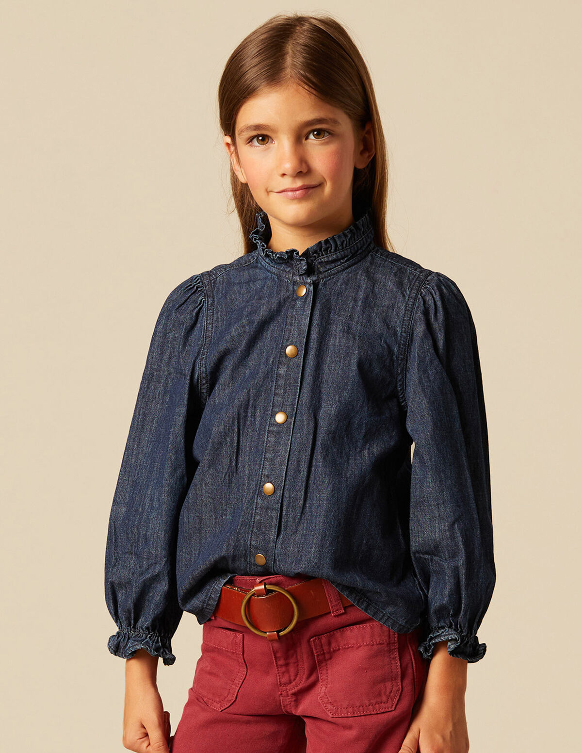 BLUE DENIM SHIRT