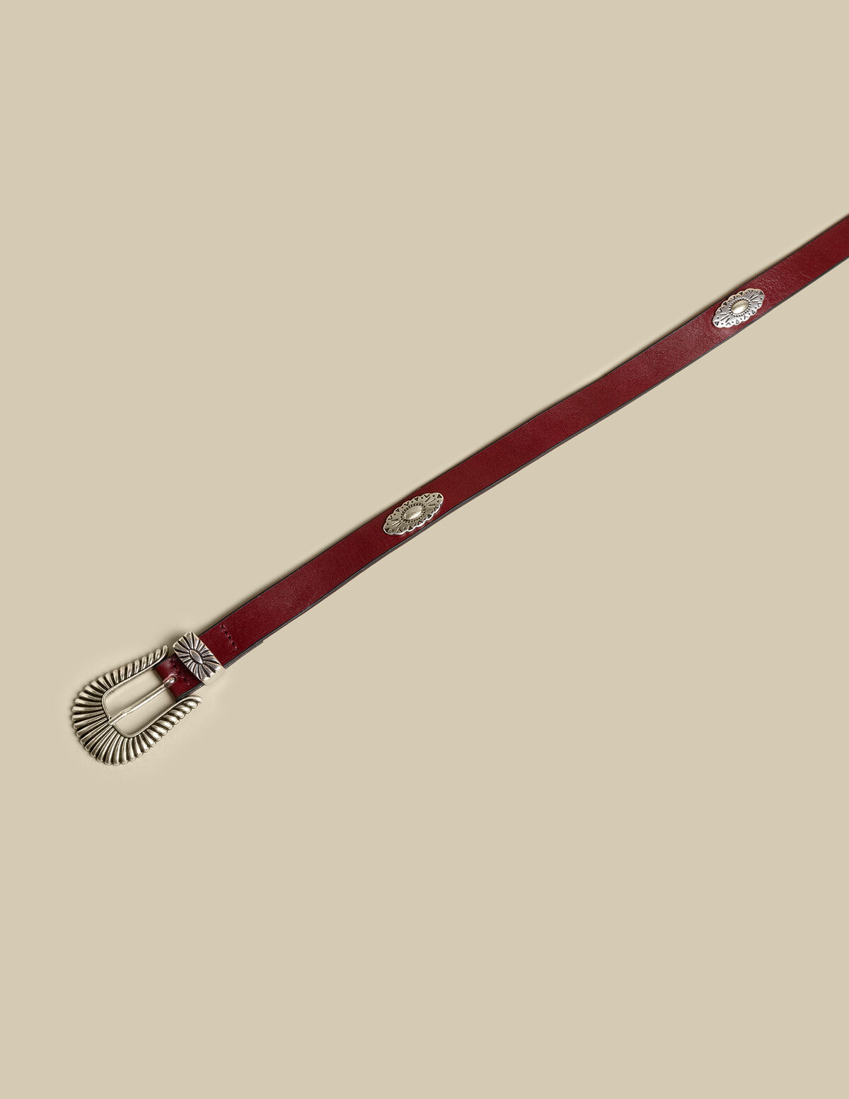 CHERRY COWBOY BELT