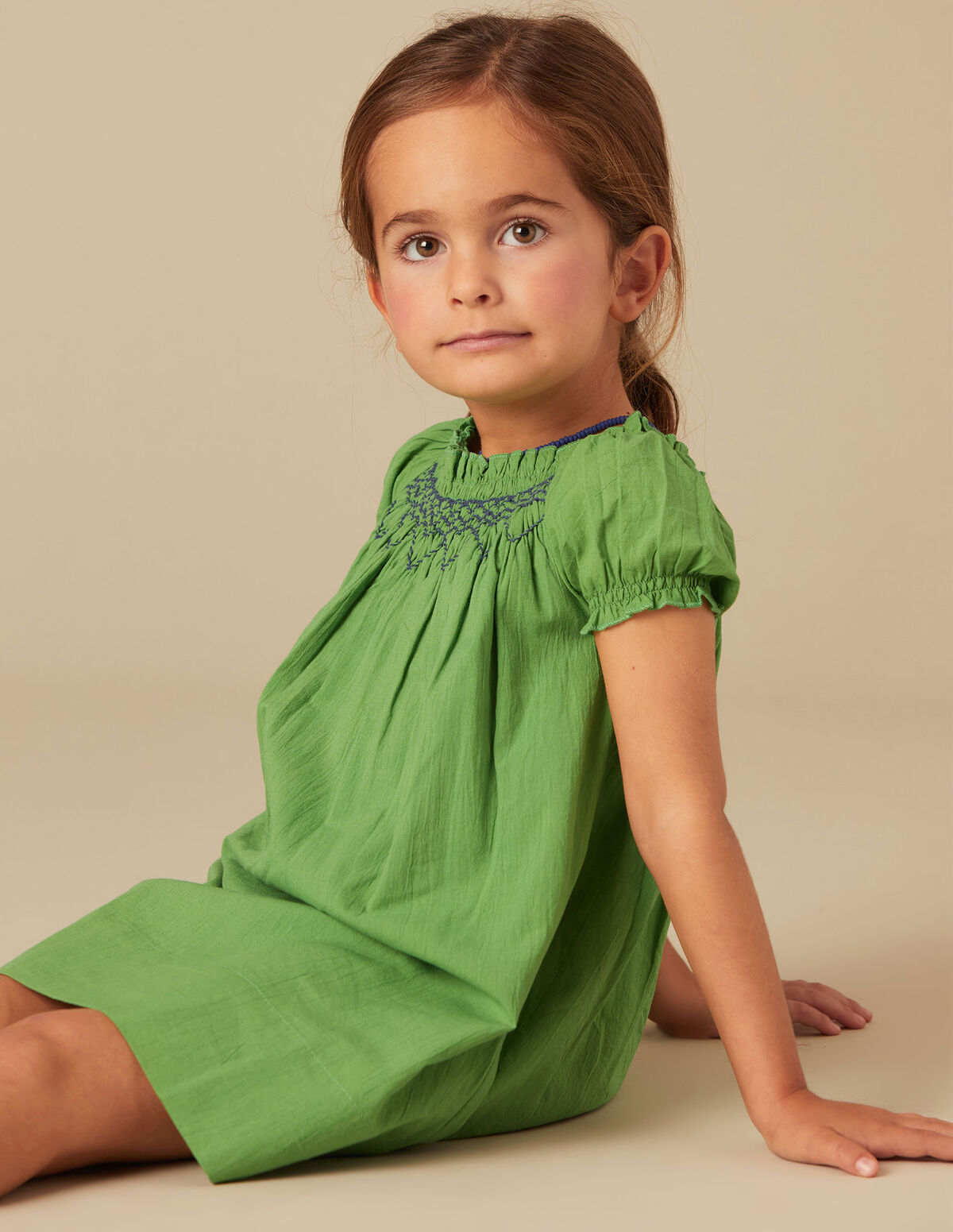 VESTIDO AZUL NIDOS