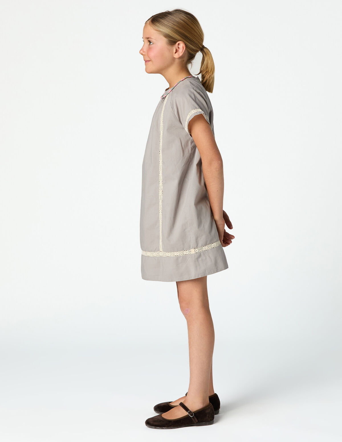 VESTIDO BANDE DENTELLE POND