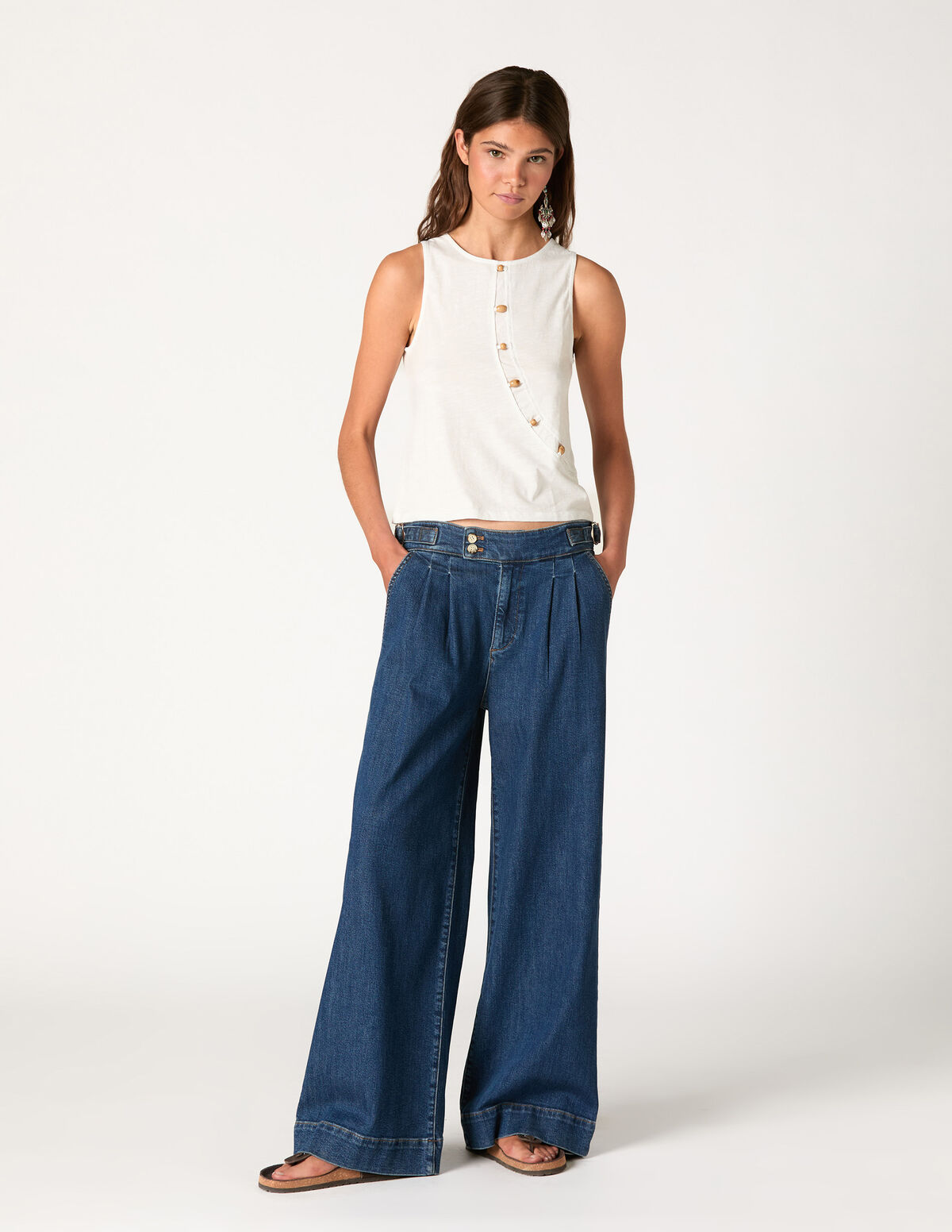 JEANS FIVELAS CRU