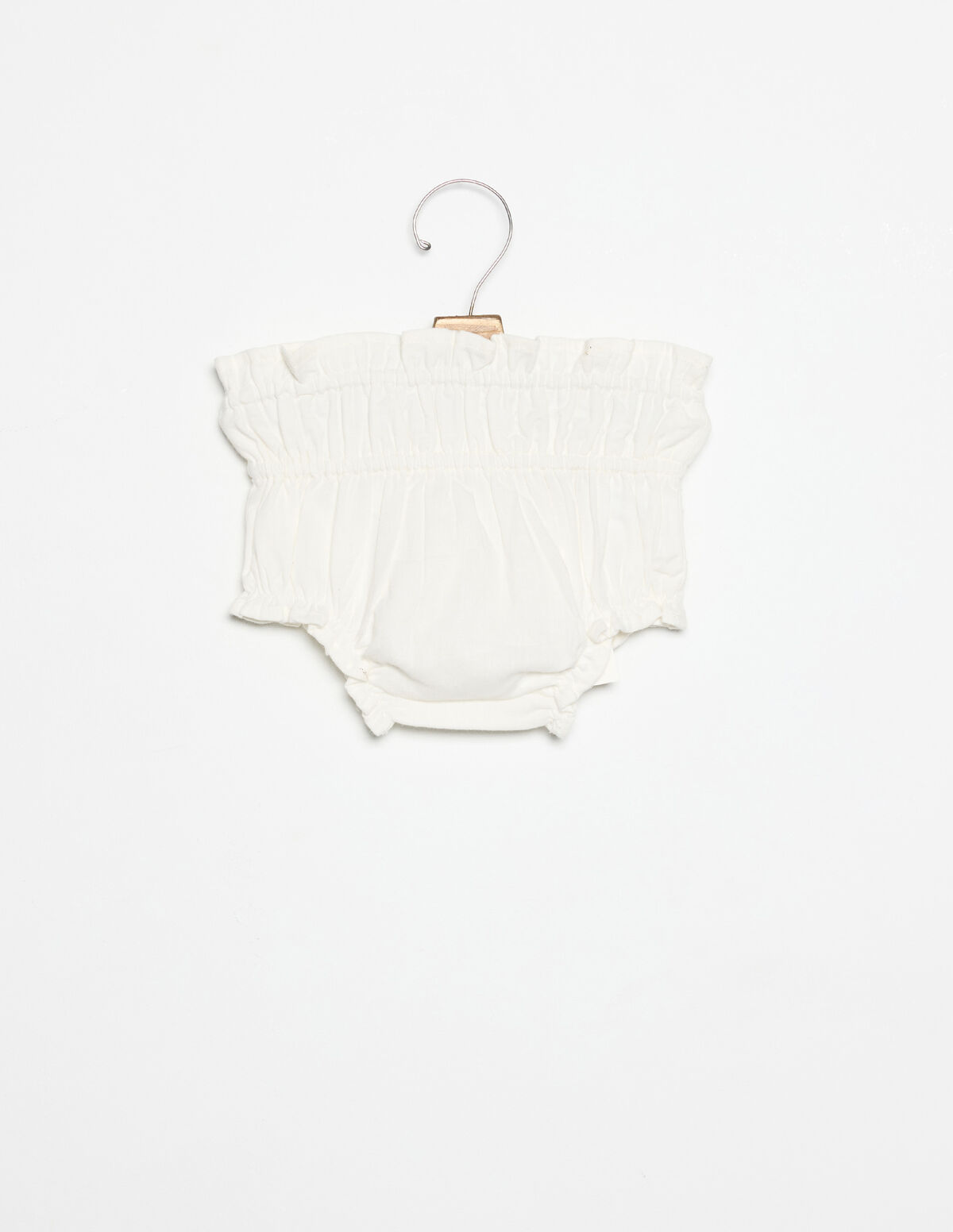 WHITE COTTON BLOOMERS