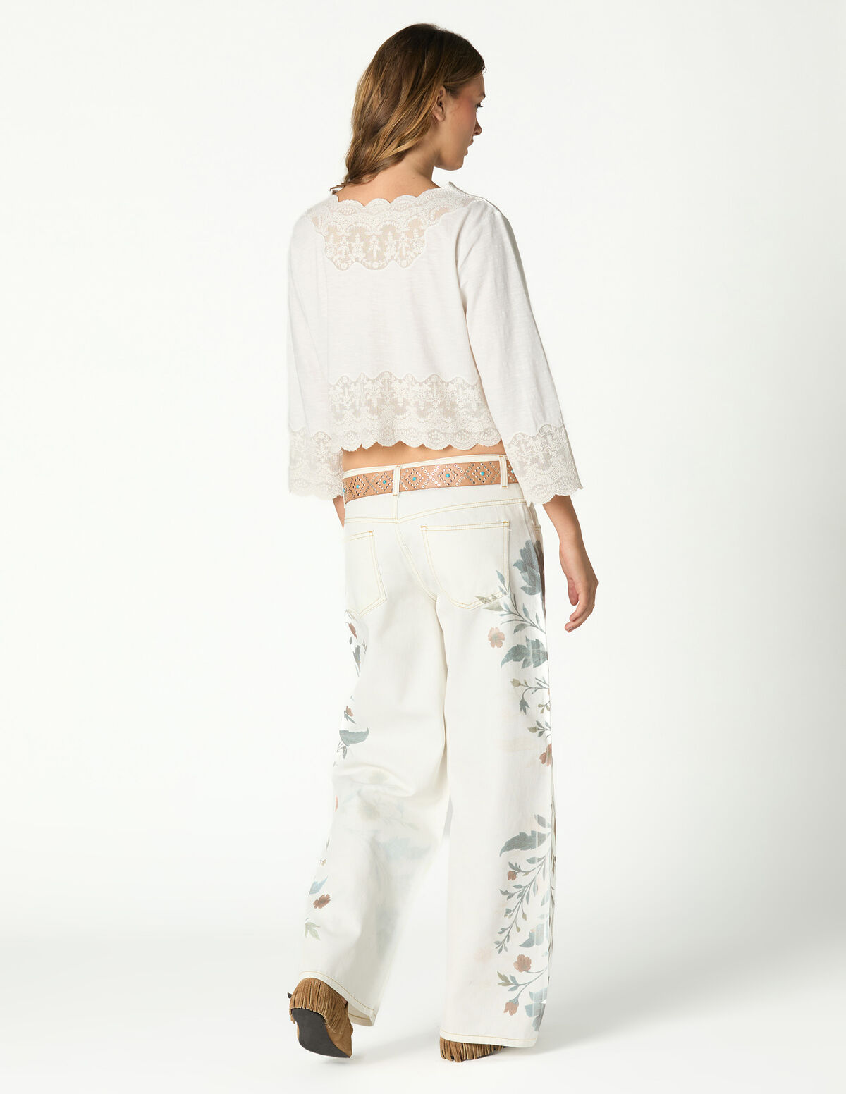 CAMISA BOTONES LACE ANTRACITA