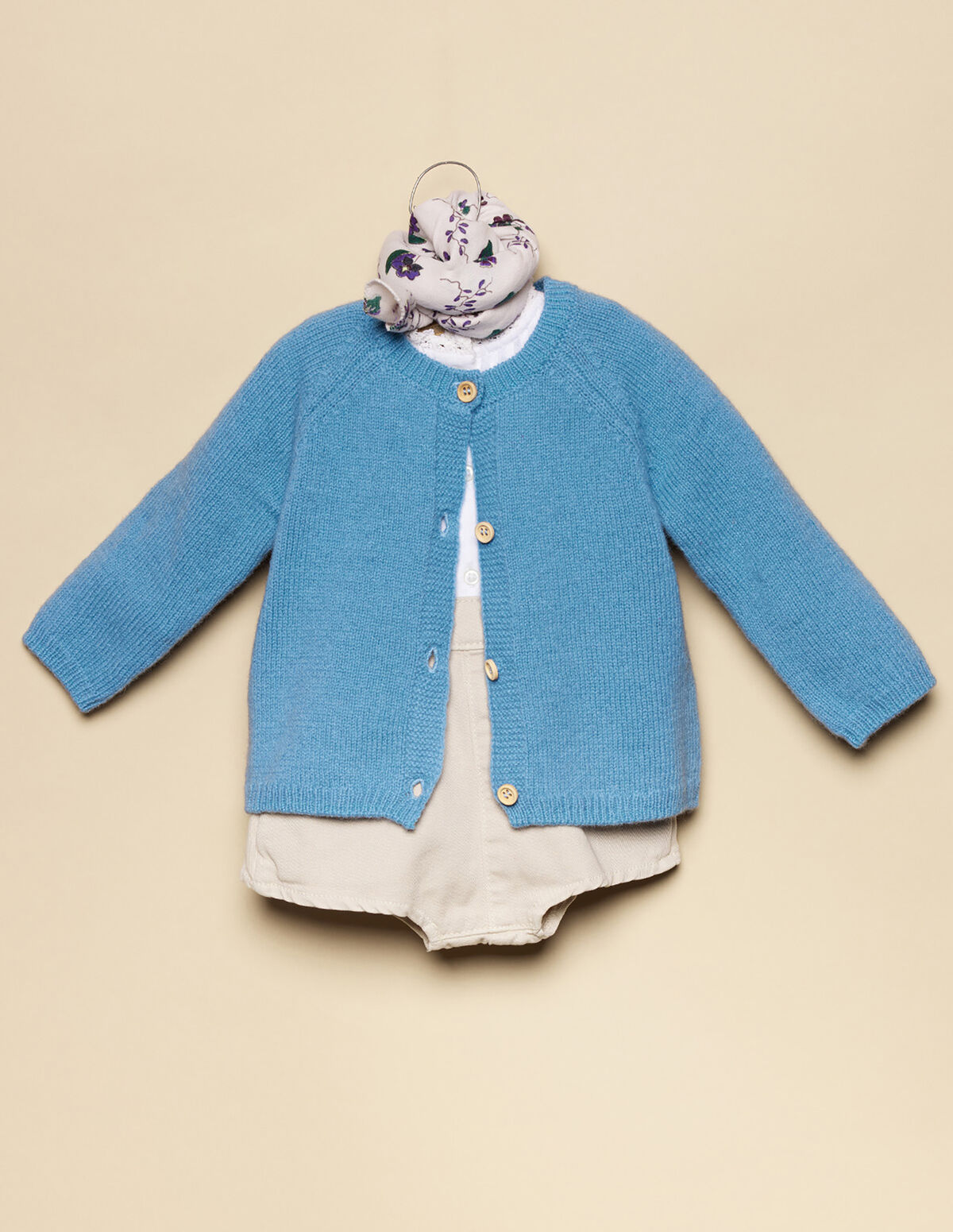 VESTE TORSADÉE POWDER