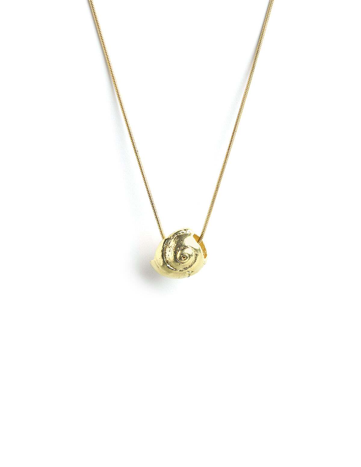 COLLAR CARACOLA DORADA