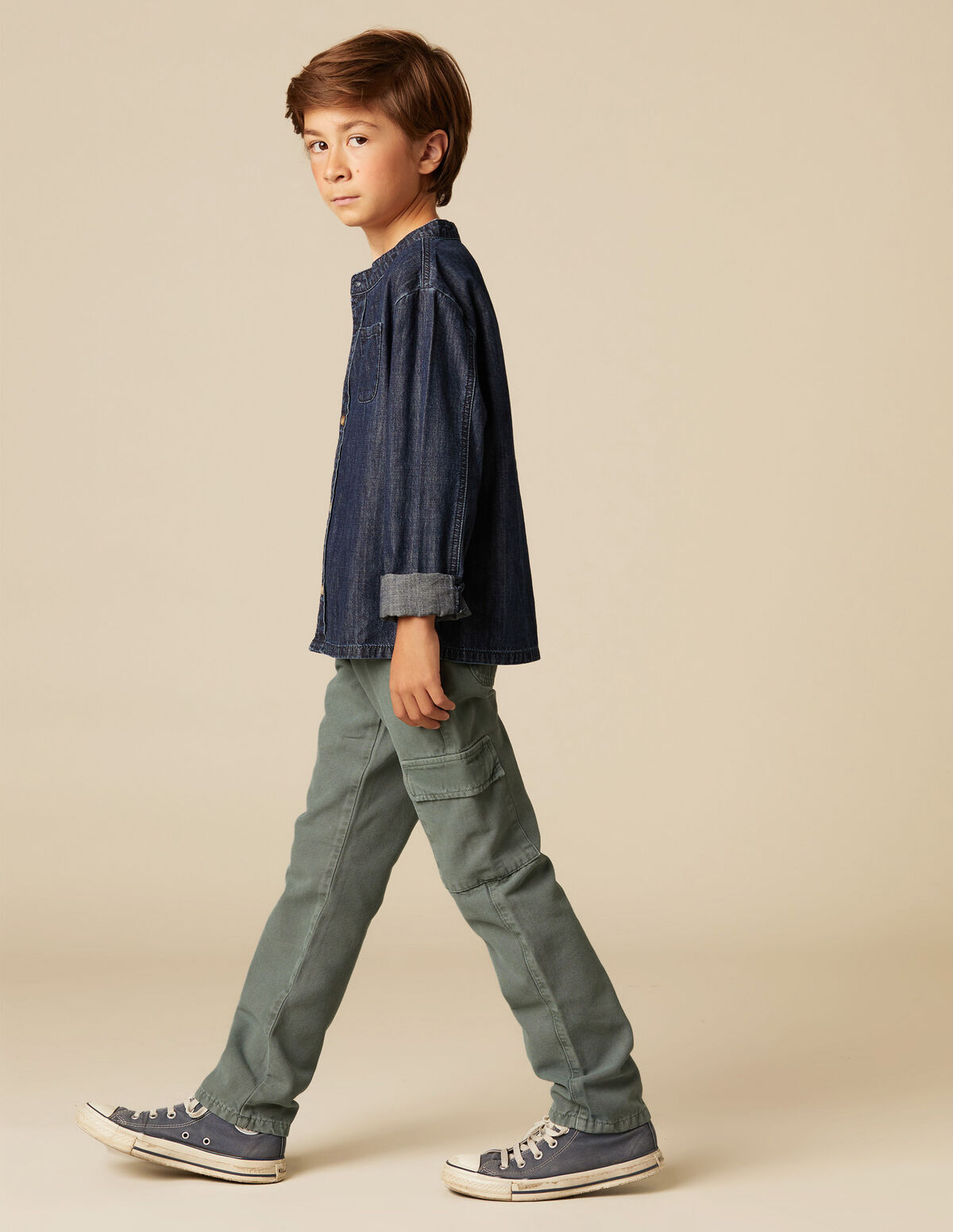 BLUE DENIM SHIRT