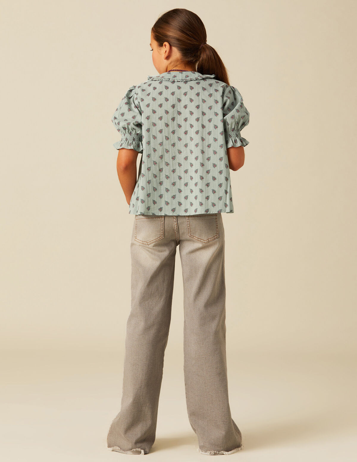 Pantalón bolsillos vaquero azul