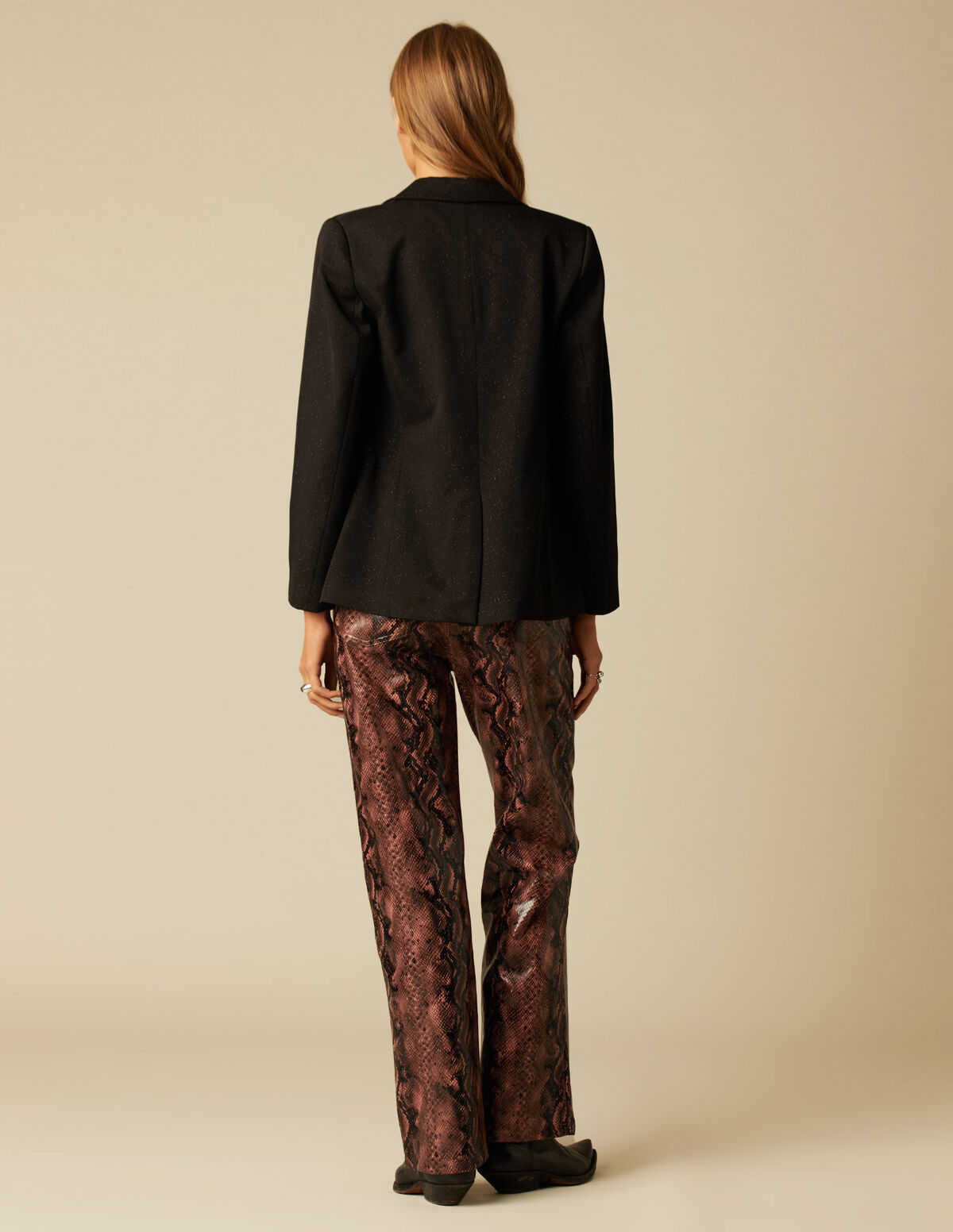 CALÇAS ANIMAL PRINT CASTANHAS