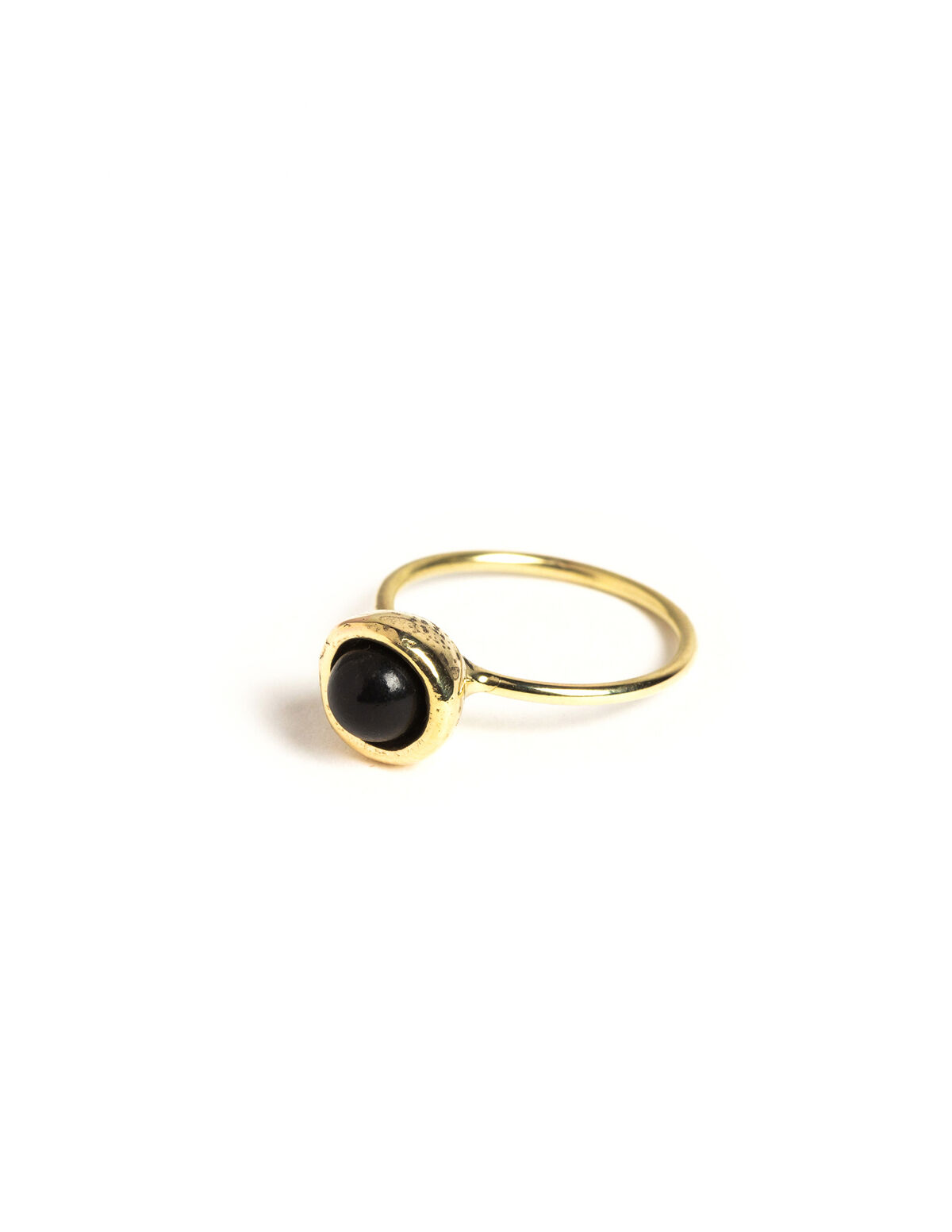 ANILLO DORADO ESFERA PEQUEÑO AGATHA