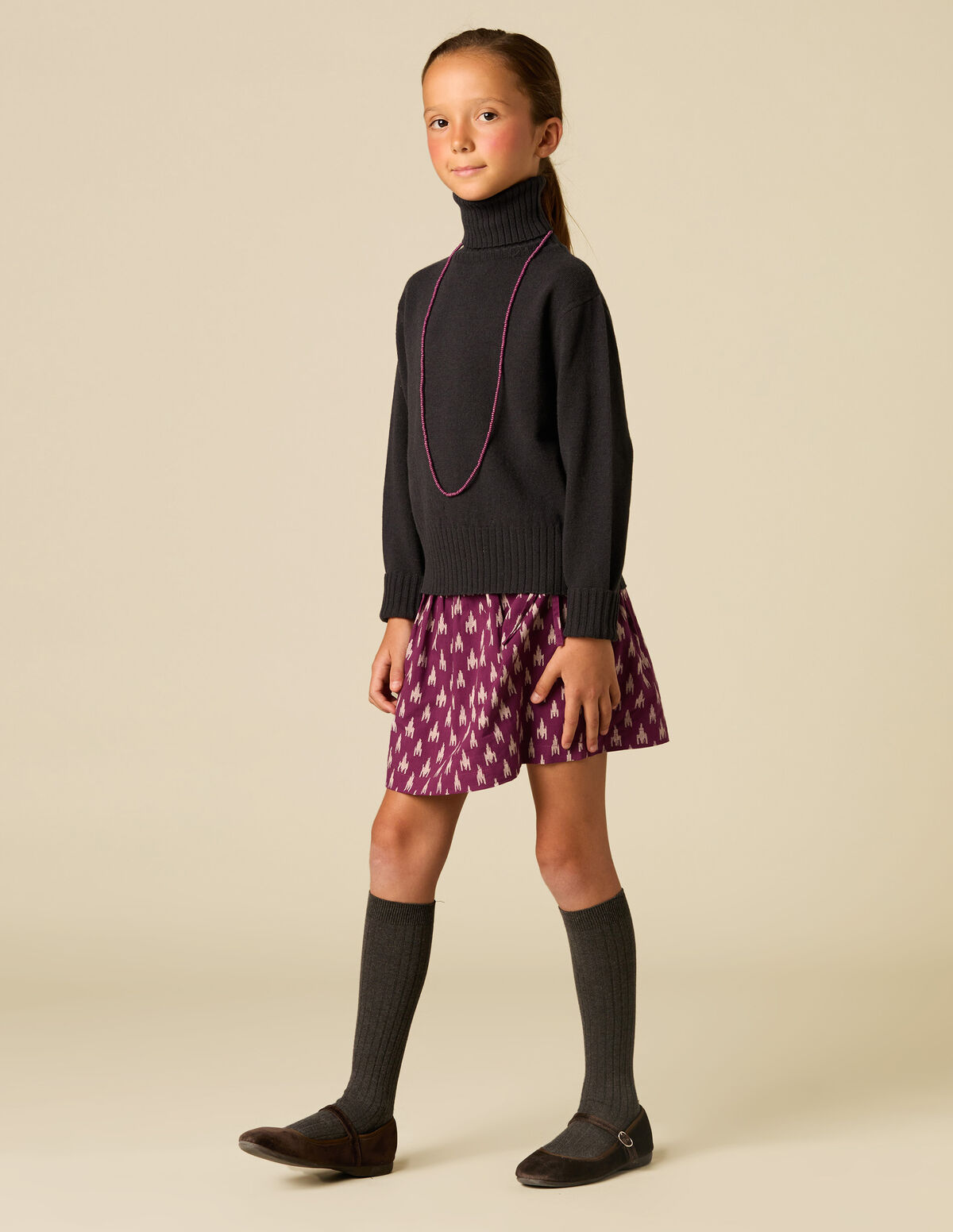 PULL COL ROULÉ ANTHRACITE
