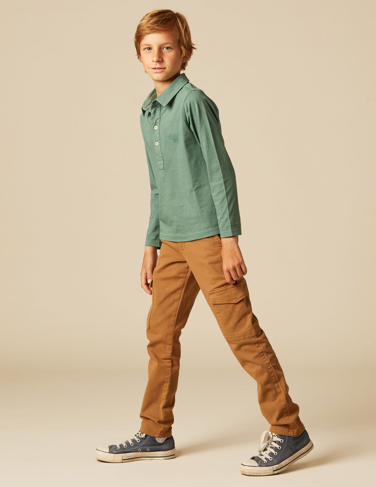 SAND LONG CARGO TROUSERS