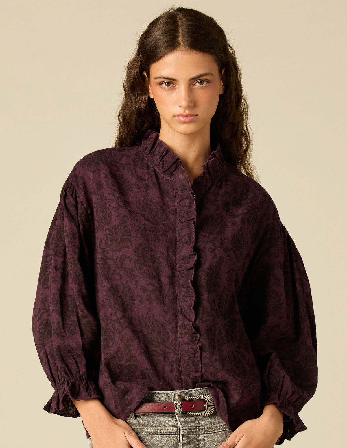 AMETHYST FLORAL SHIRT