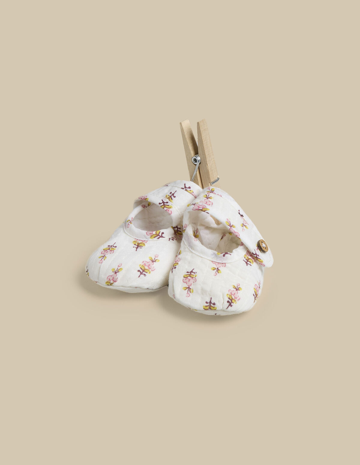 CHAUSSURES FLEUR MARRON