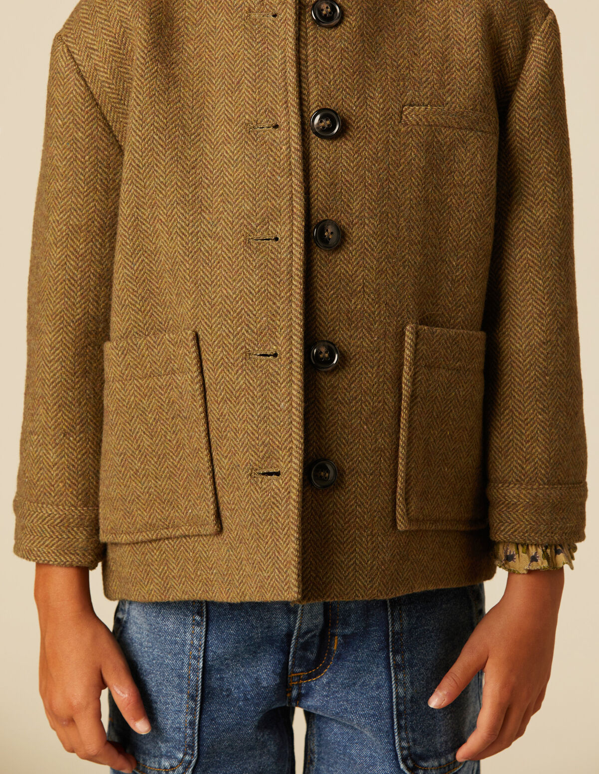 HERRINGBONE JACKET