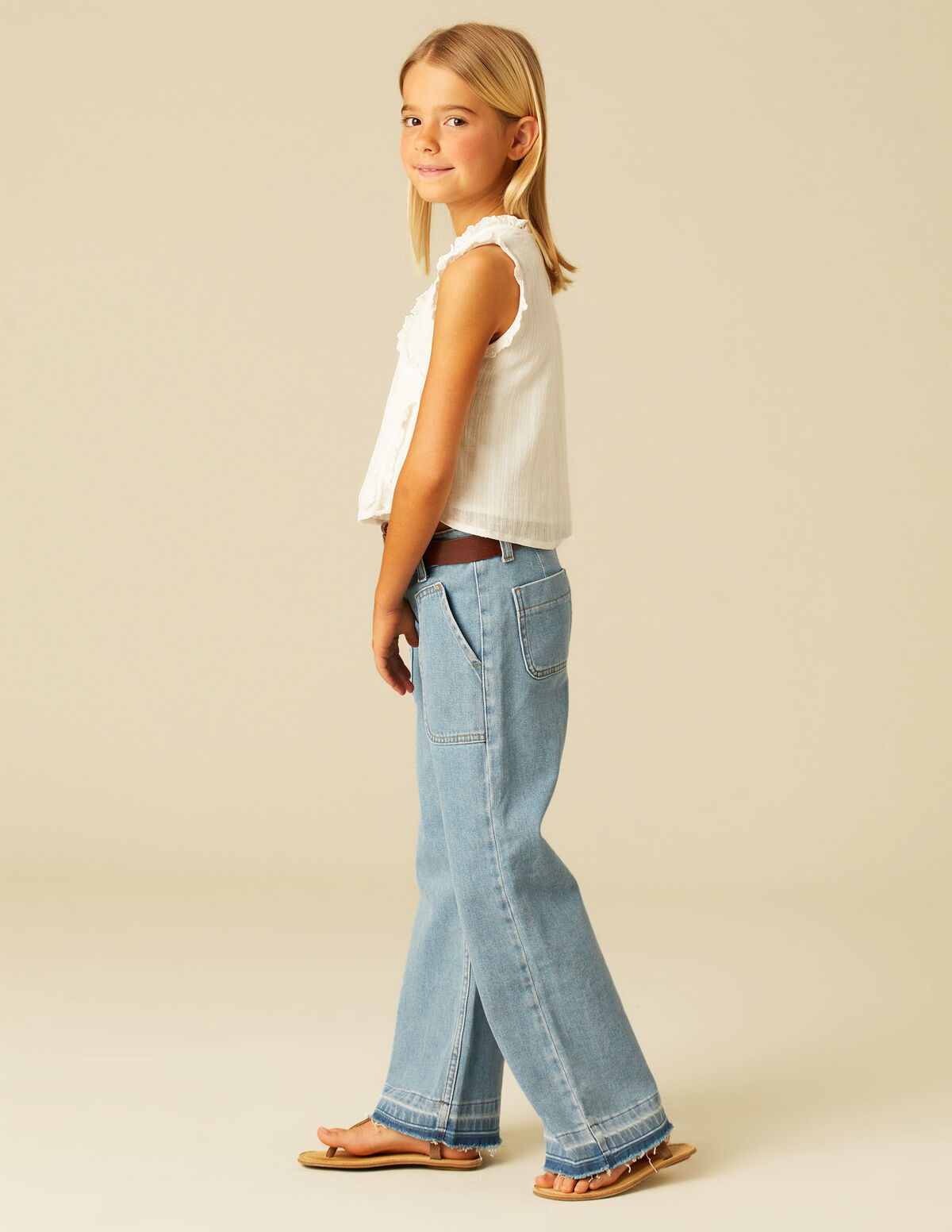 PANTALÓN WIDE LEG VAQUERO AZUL