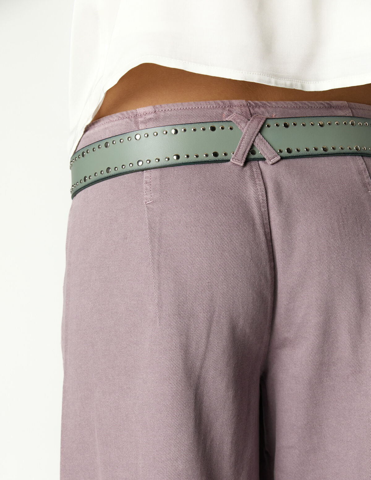 DRIZZLE PLEATED TROUSERS