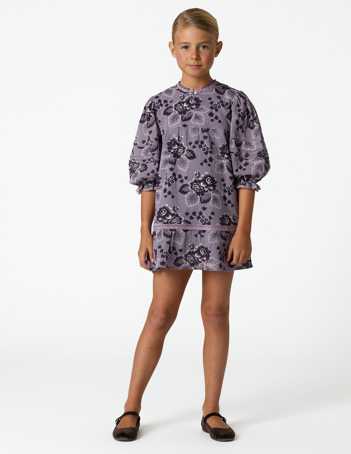 VINTAGE OVERCAST PRINT DRESS