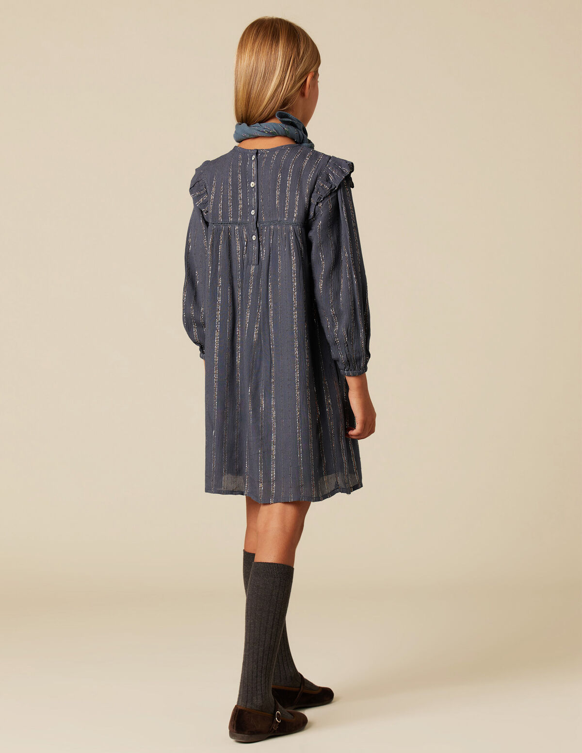 PEBBLE LUREX DRESS