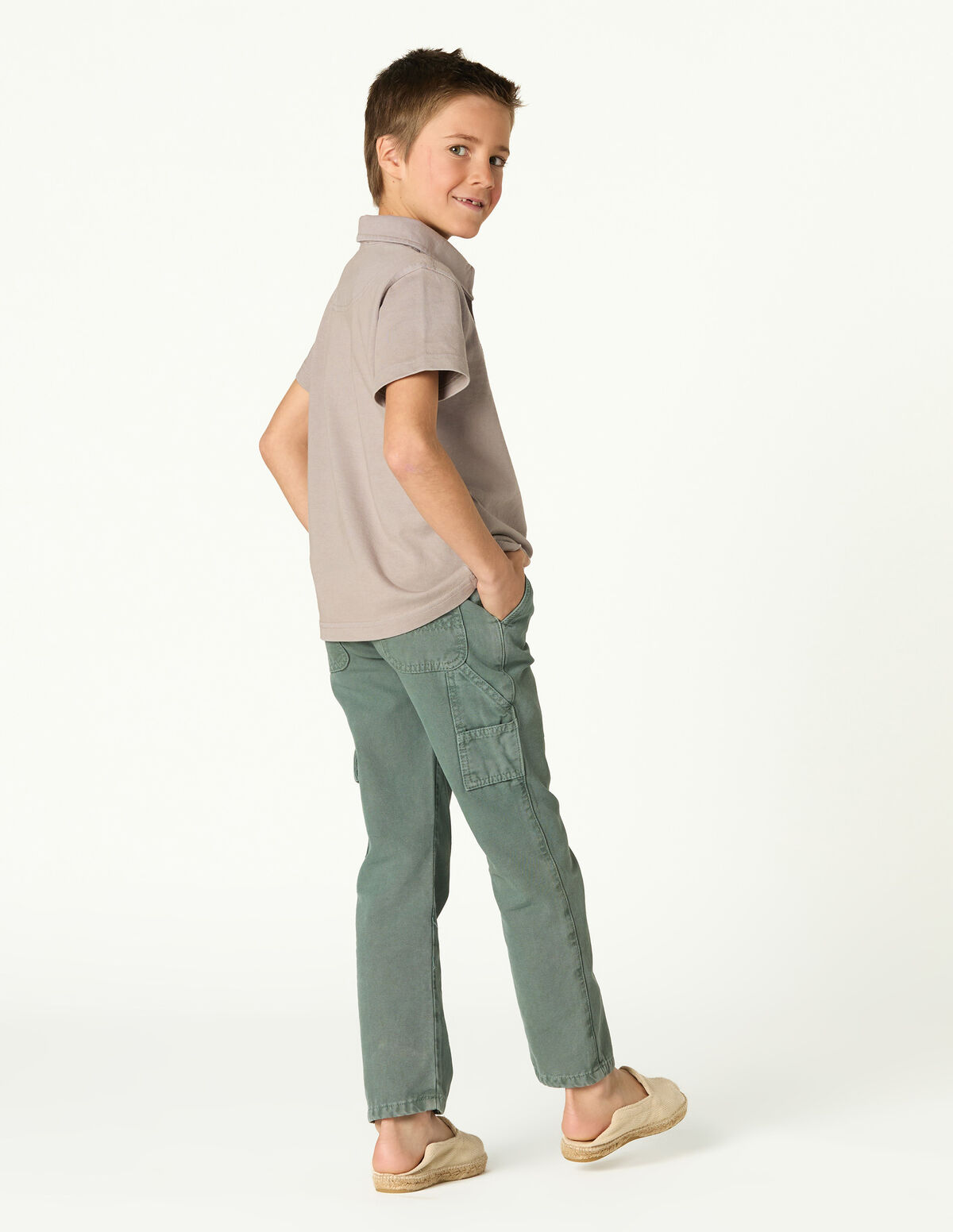 HUNTING GREEN CARGO TROUSERS